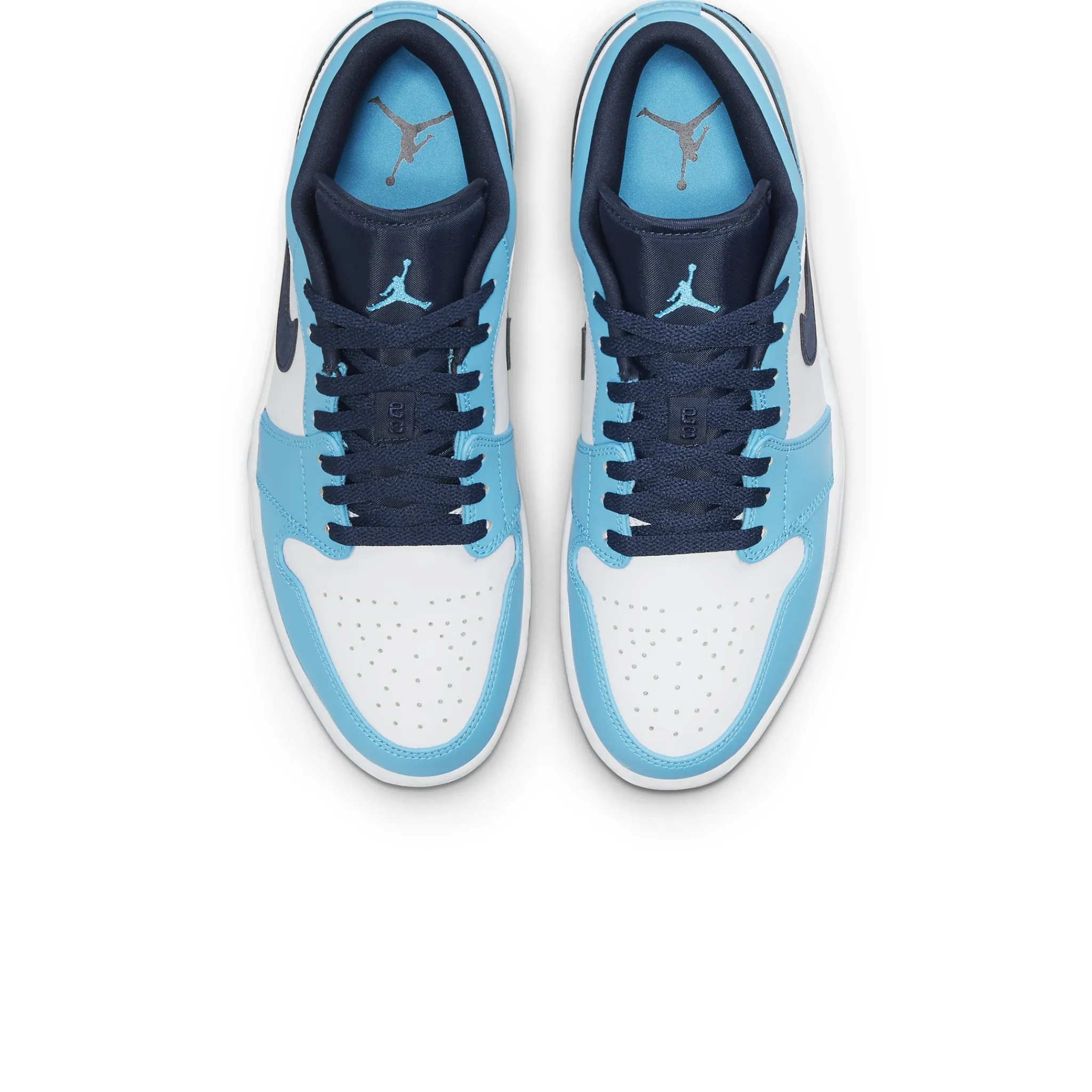 Air Jordan 1 Low UNC University Blue Black< Trainers