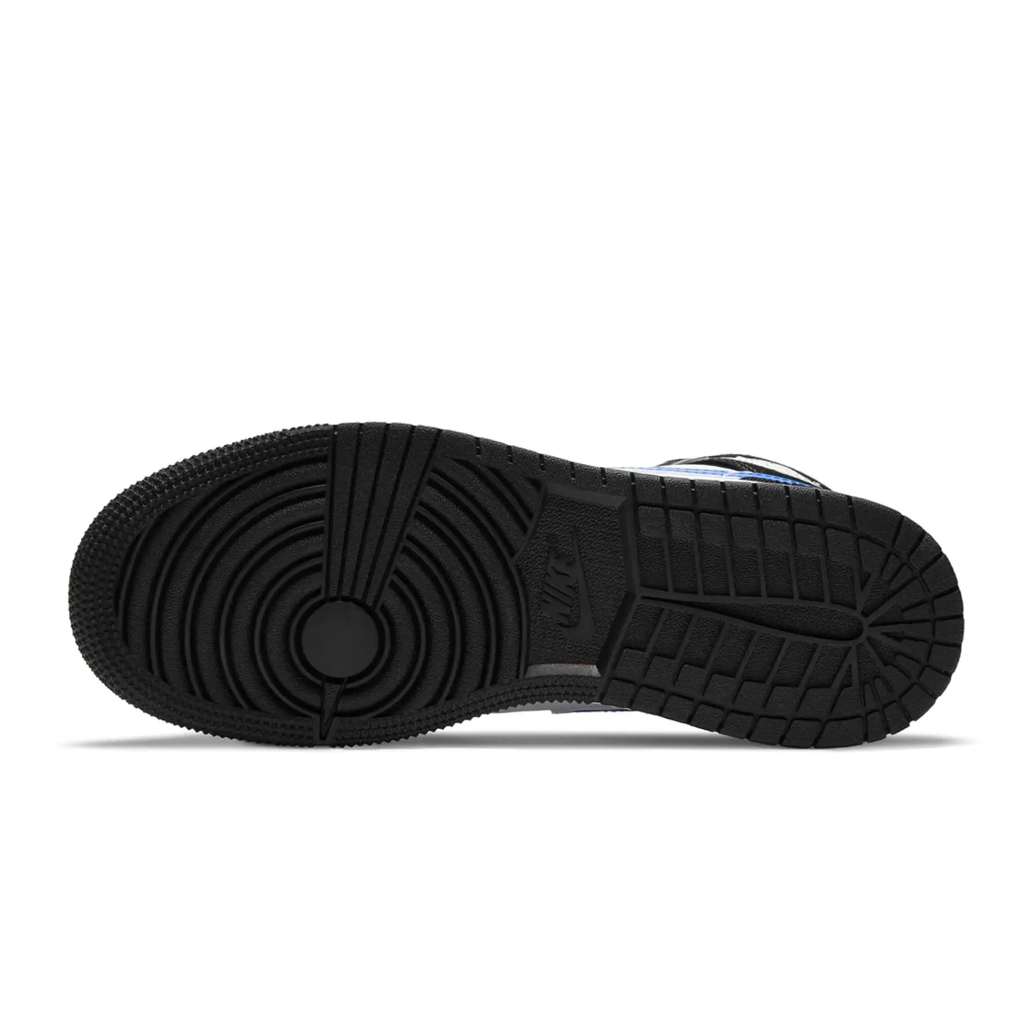 Air Jordan 1 Mid Black Racer Blue (GS)< Black Trainers|Trainers