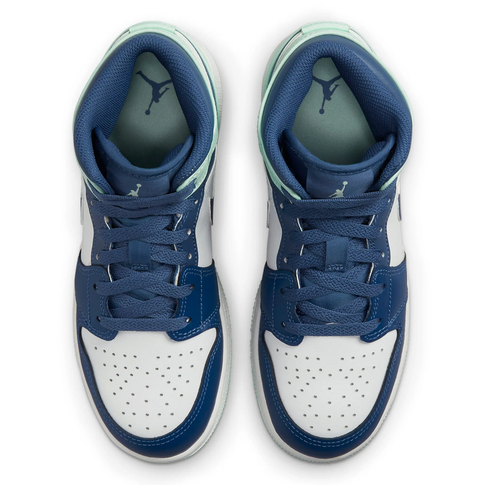 Air Jordan 1 Mid Mystic Navy Mint Foam (GS)< Trainers