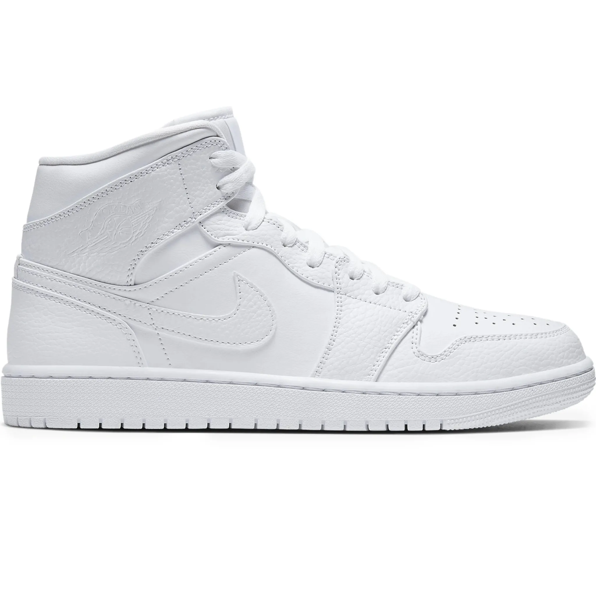 Air Jordan 1 Mid Triple White< White Trainers|Trainers