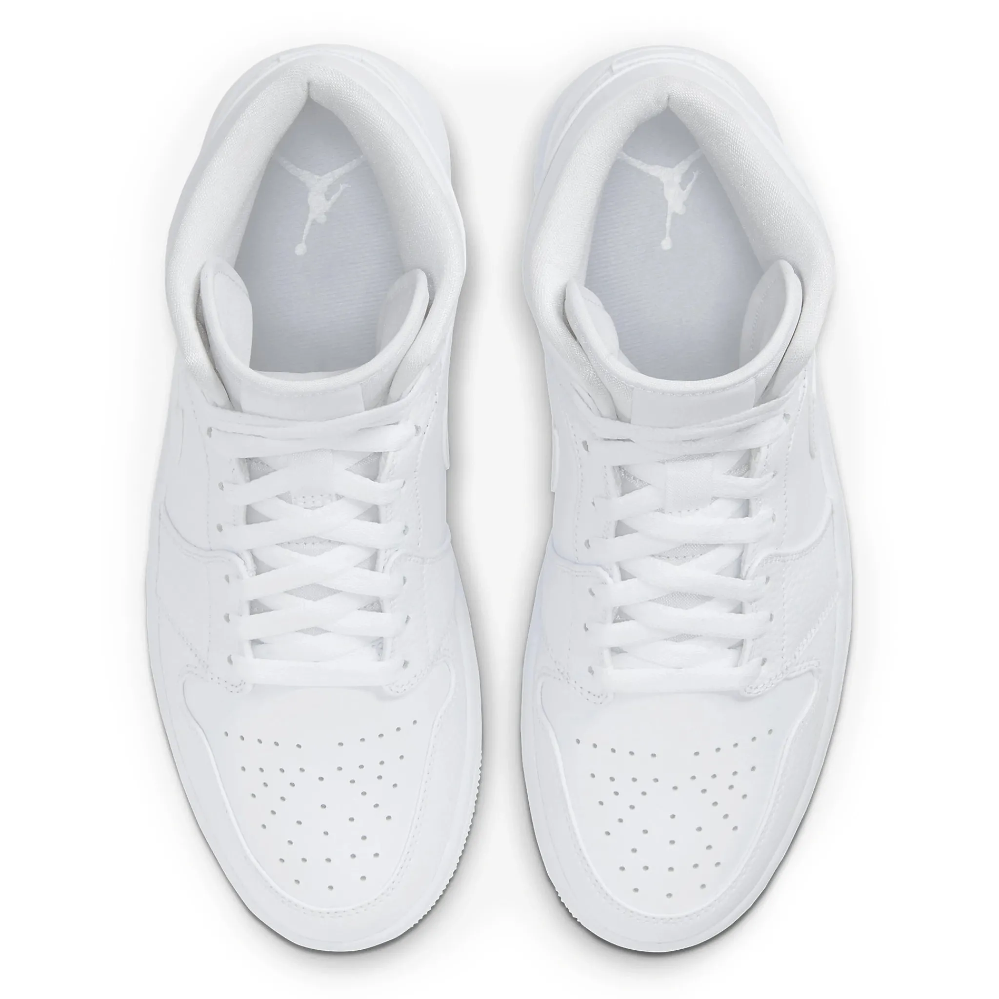 Air Jordan 1 Mid Triple White< White Trainers|Trainers