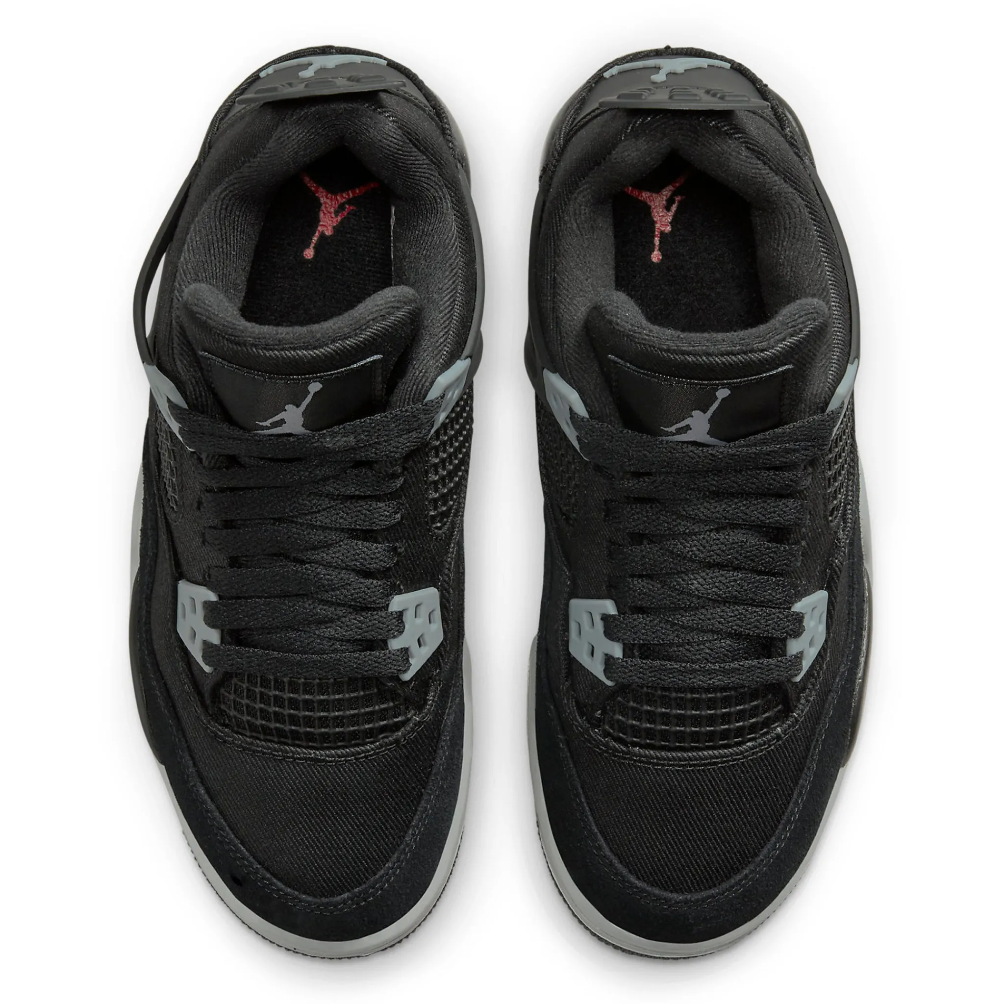 Air Jordan 4 Retro Black Canvas (GS)< Black Trainers|Trainers
