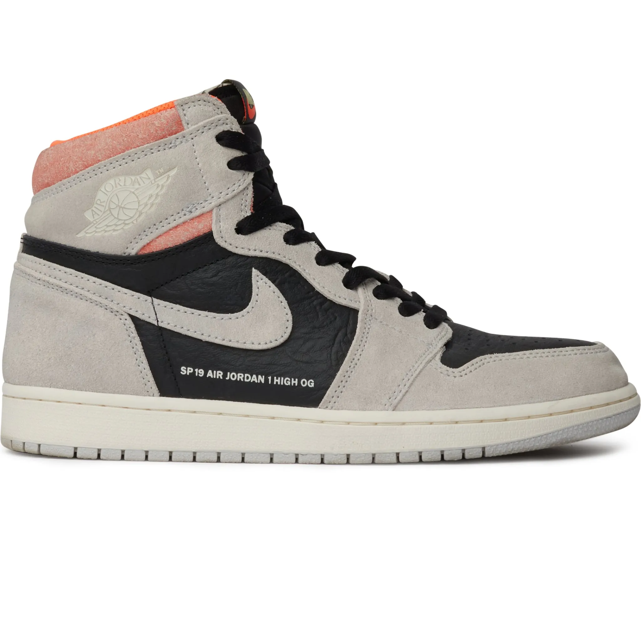 Air Jordan 1 Retro High Neutral Grey Hyper Crimson< Trainers