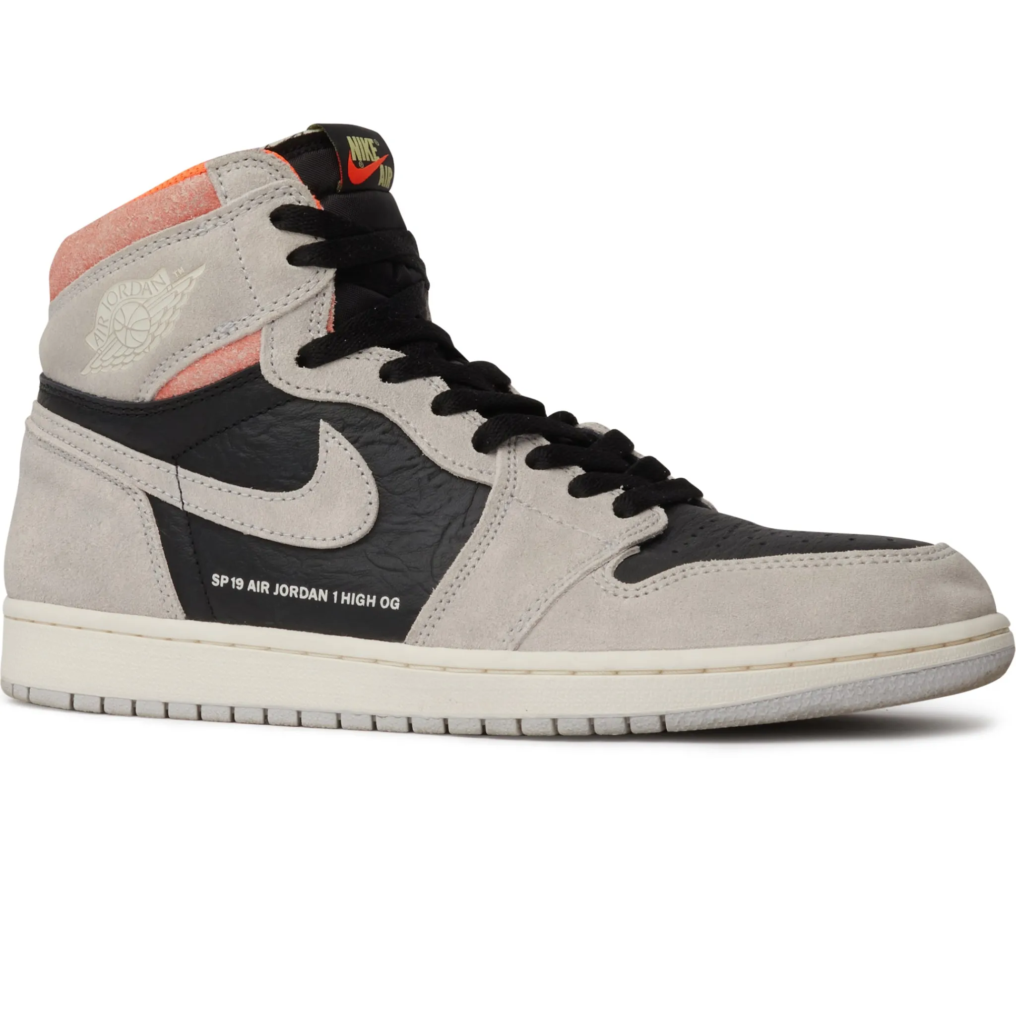 Air Jordan 1 Retro High Neutral Grey Hyper Crimson< Trainers