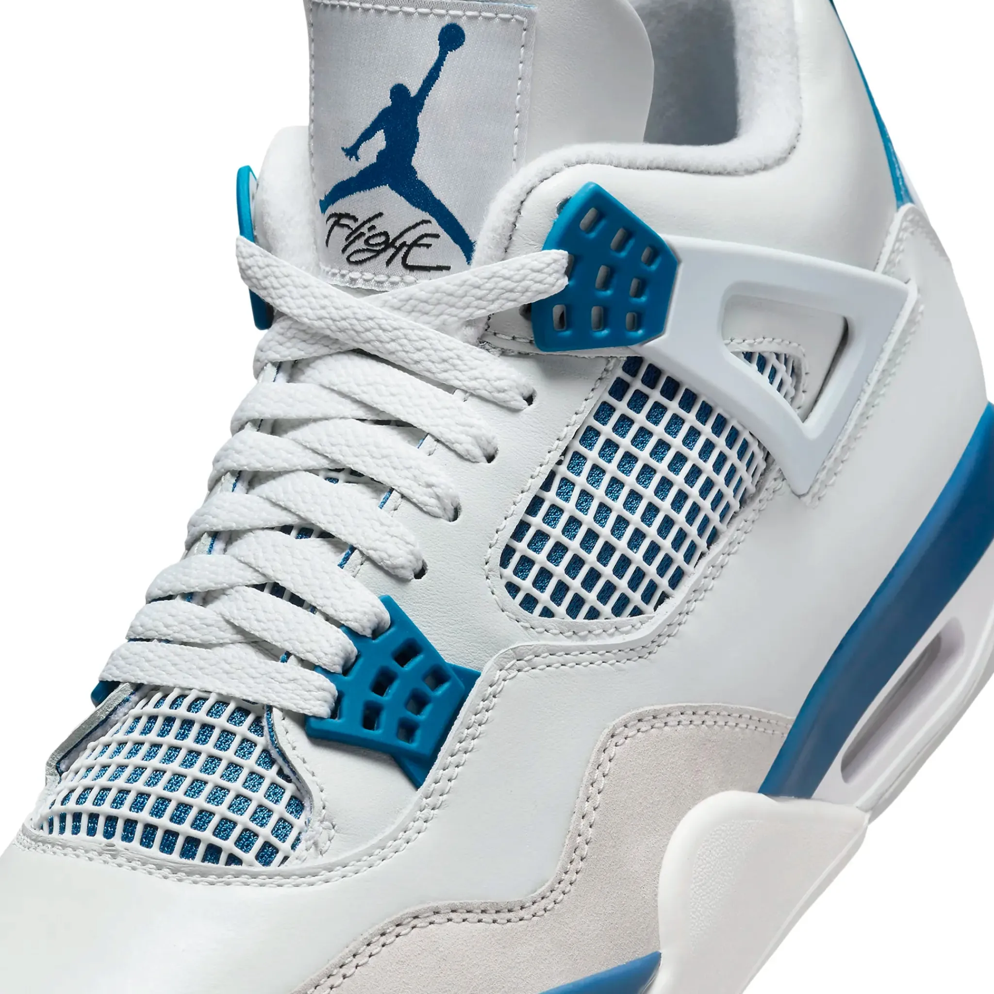 Air Jordan 4 Retro Military Blue< White Trainers|Trainers