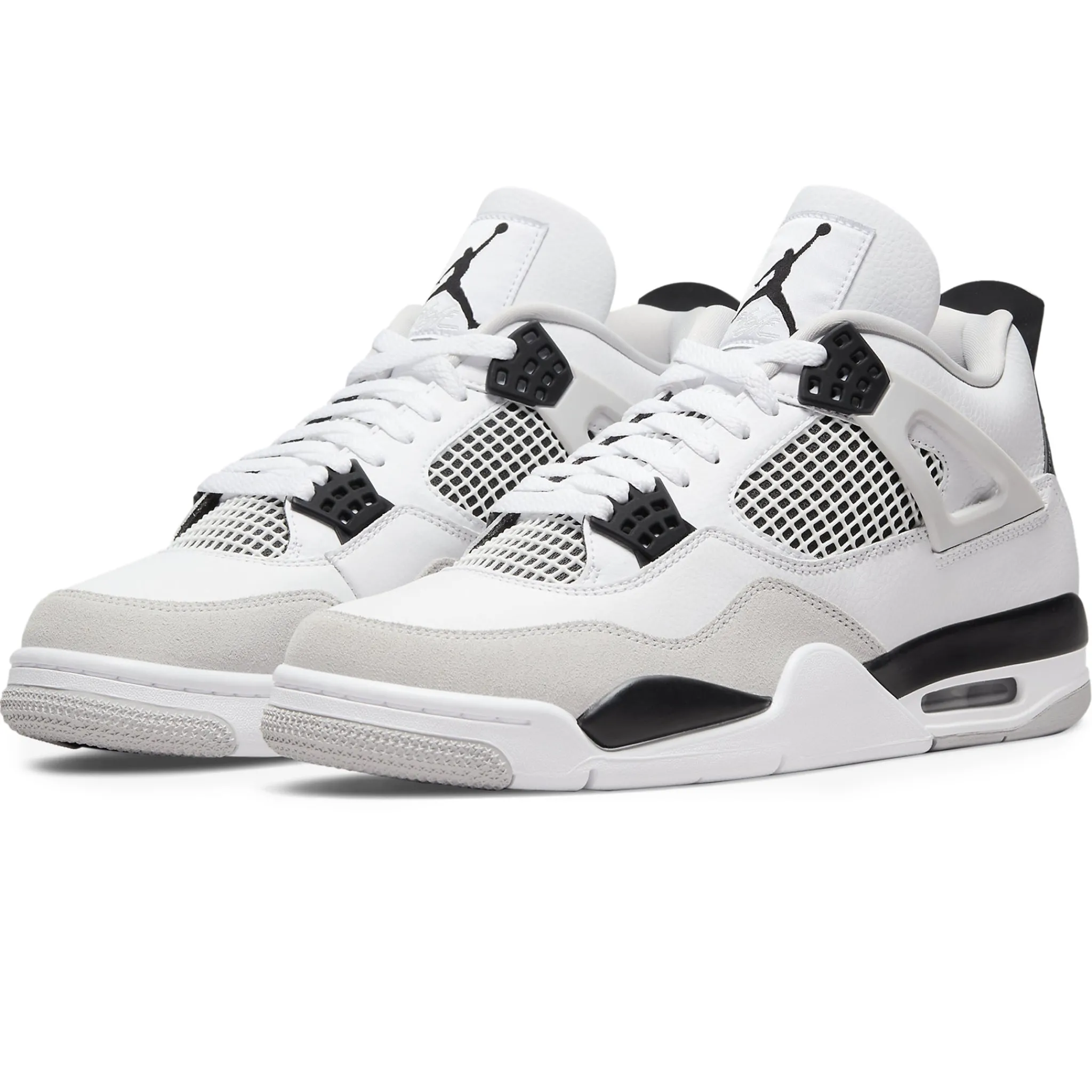 Air Jordan 4 Retro Military Black< White Trainers|Trainers