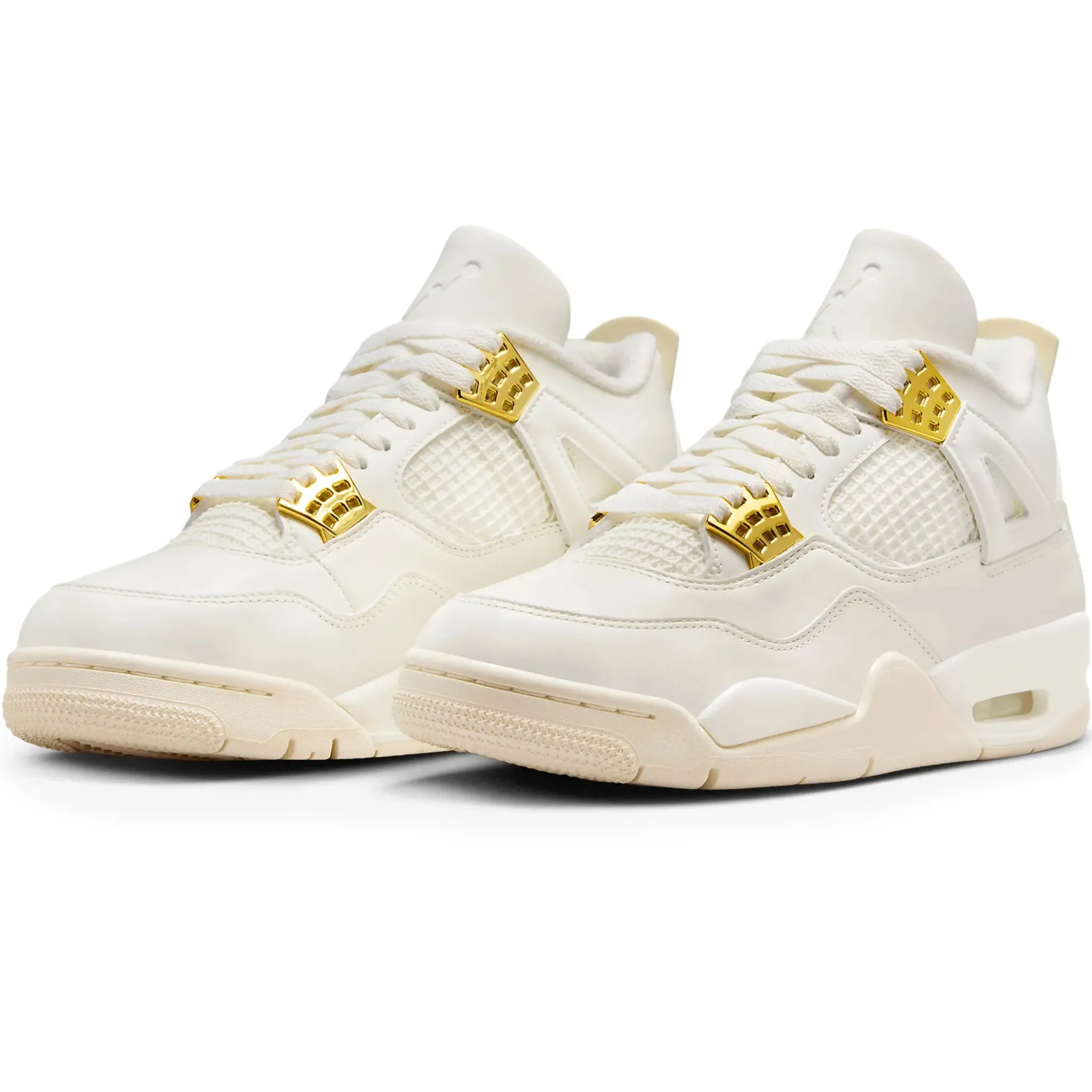 Air Jordan 4 Retro Sail Metallic Gold (W)< Trainers