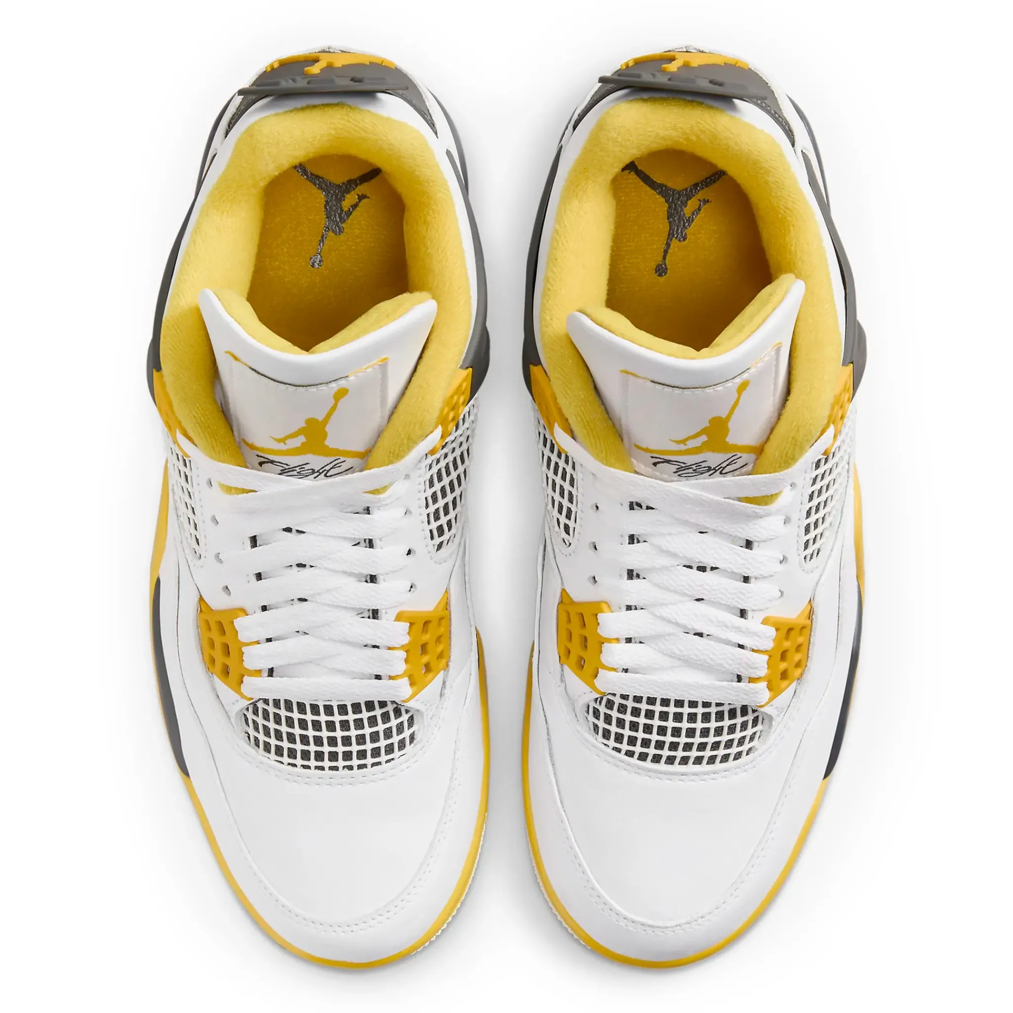 Air Jordan 4 Retro Vivid Sulfur (W)< White Trainers|Trainers