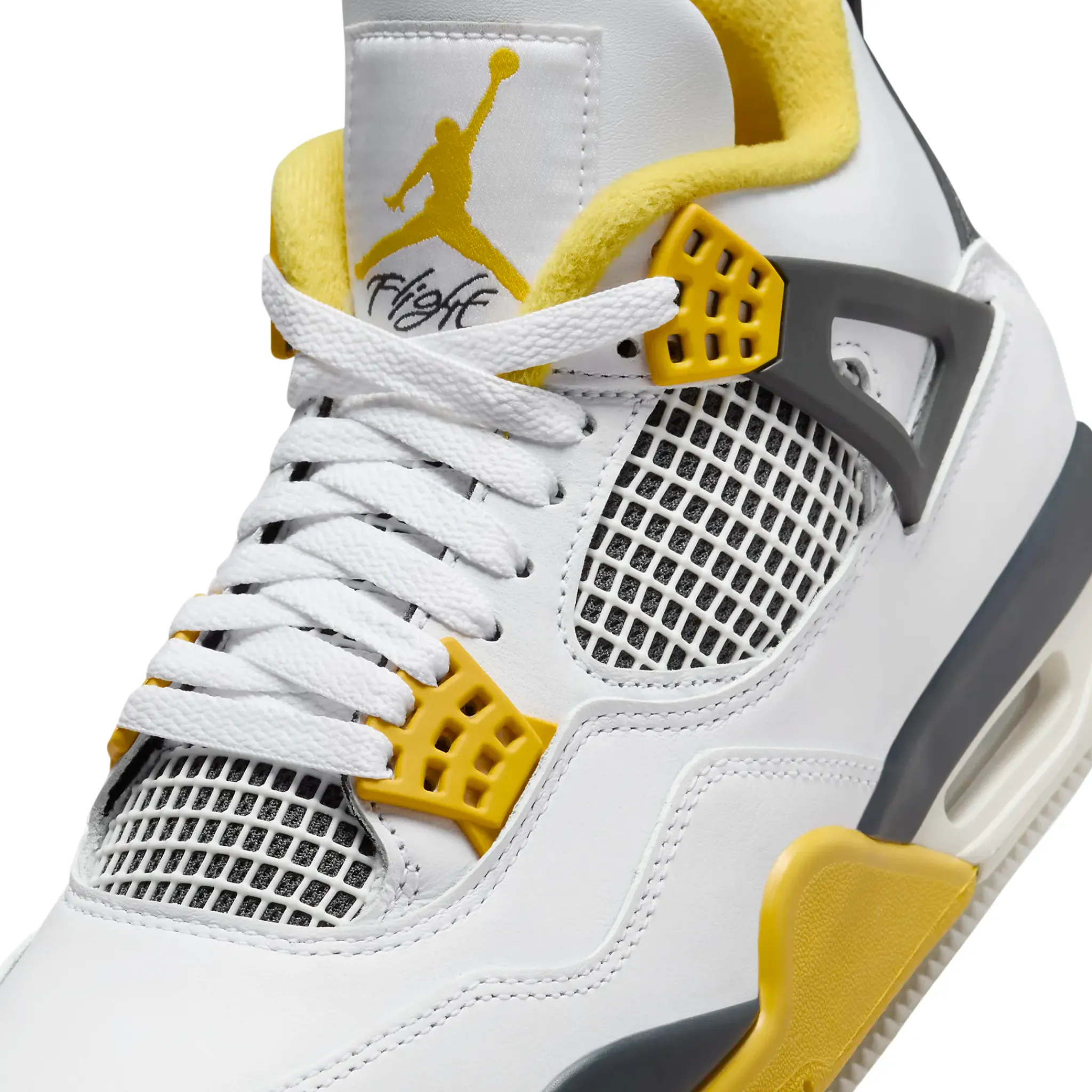 Air Jordan 4 Retro Vivid Sulfur (W)< White Trainers|Trainers
