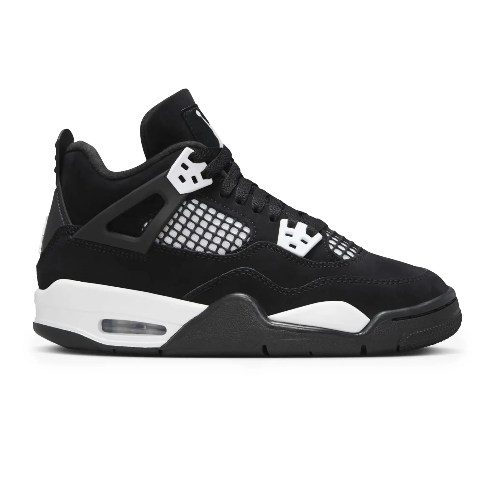 Air Jordan 4 Retro White Thunder (GS)< Trainers|Black Trainers