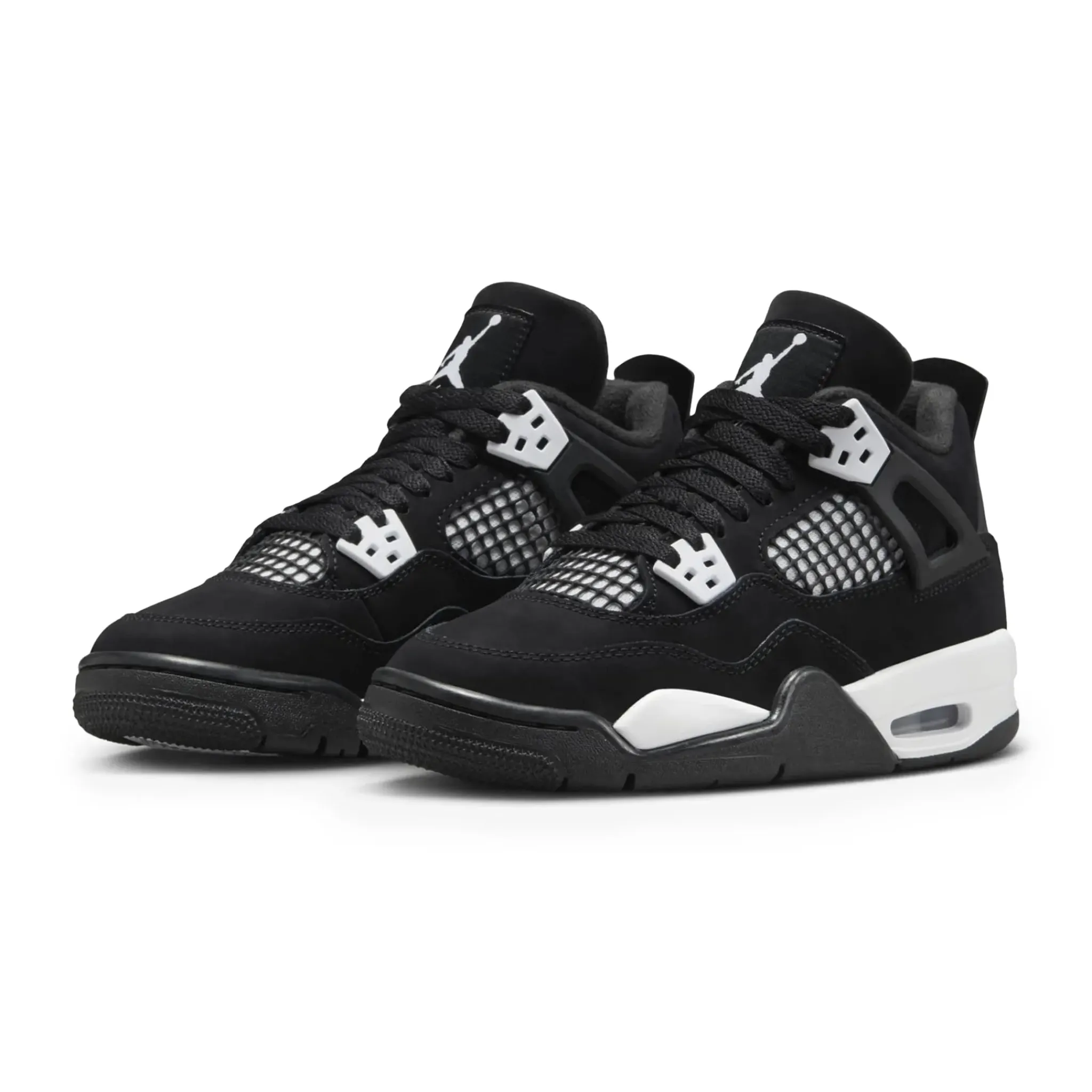 Air Jordan 4 Retro White Thunder (GS)< Trainers|Black Trainers