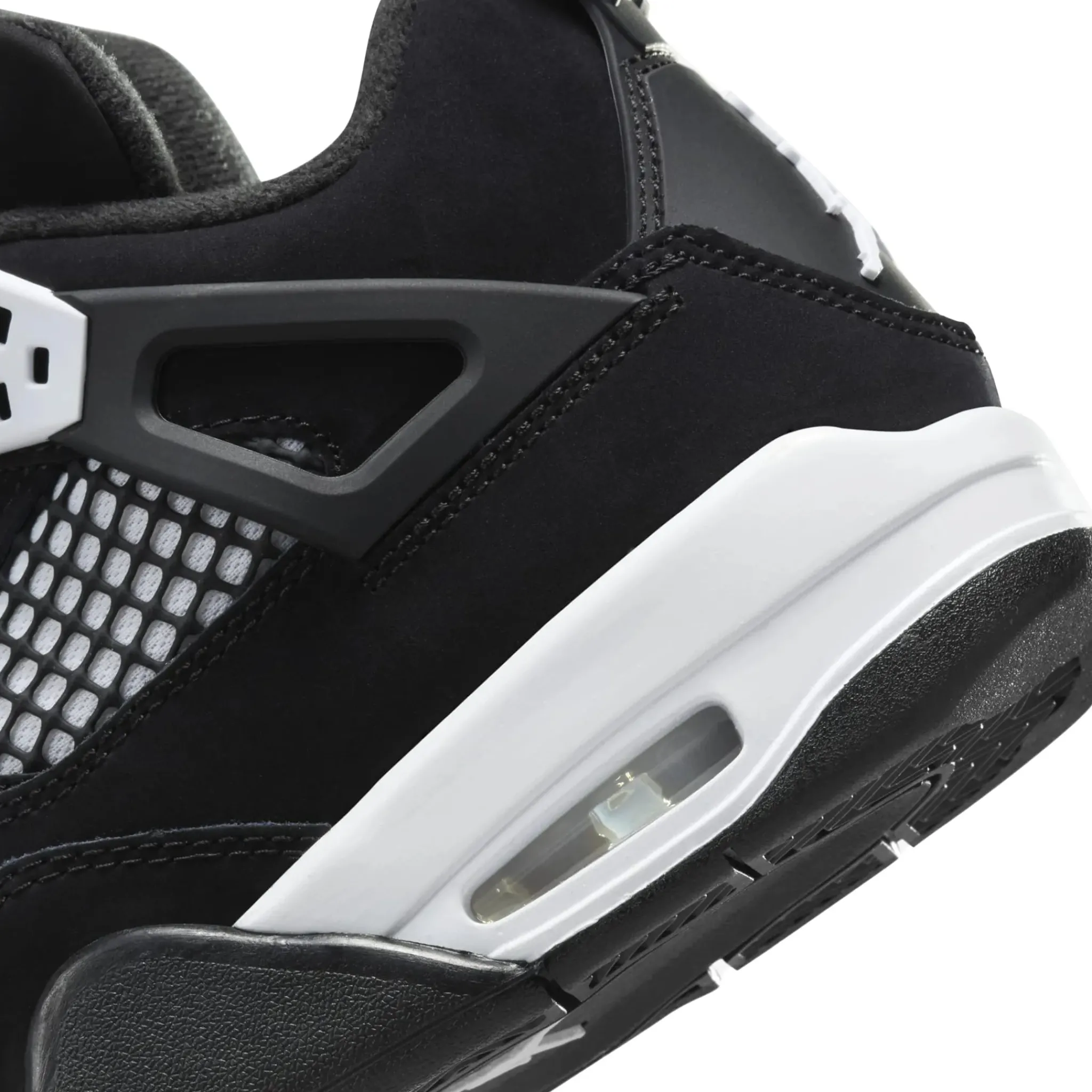 Air Jordan 4 Retro White Thunder (GS)< Trainers|Black Trainers