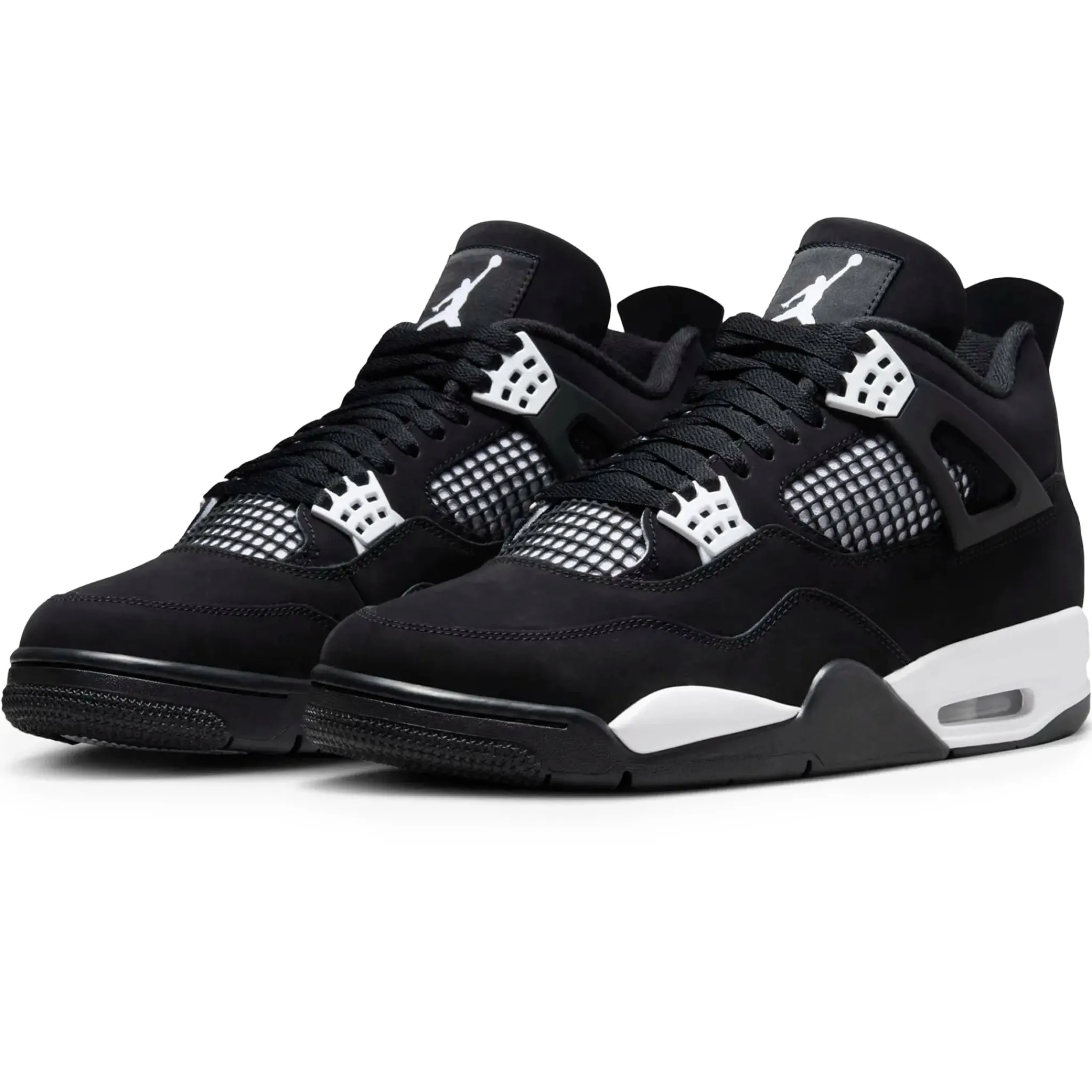 Air Jordan 4 Retro White Thunder< Black Trainers|Trainers