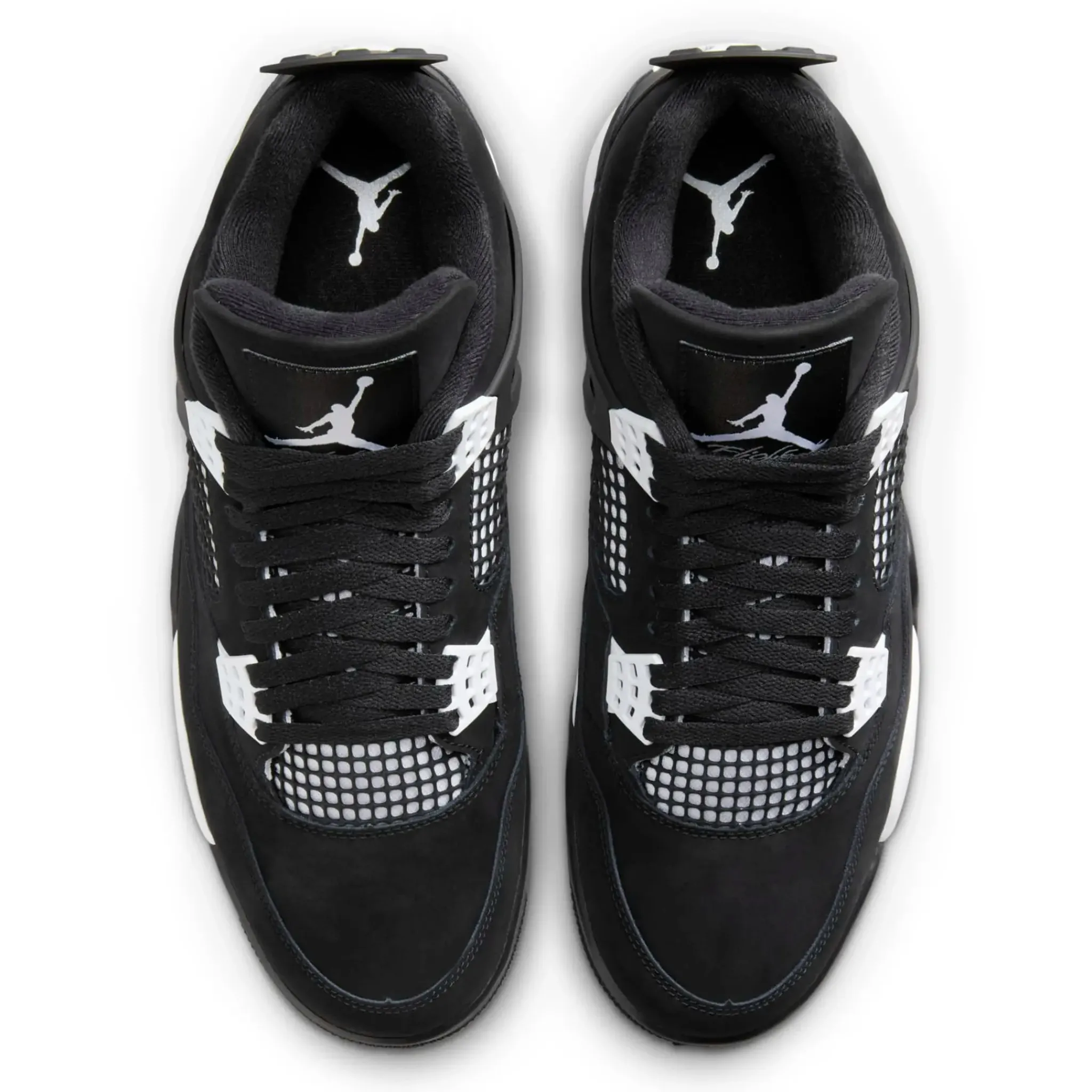 Air Jordan 4 Retro White Thunder< Black Trainers|Trainers
