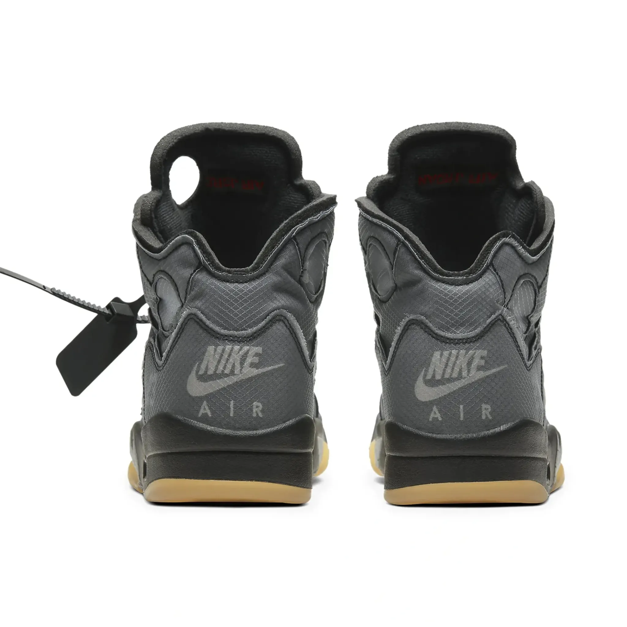 Air Jordan 5 x Off White Muslin< Black Trainers|Trainers