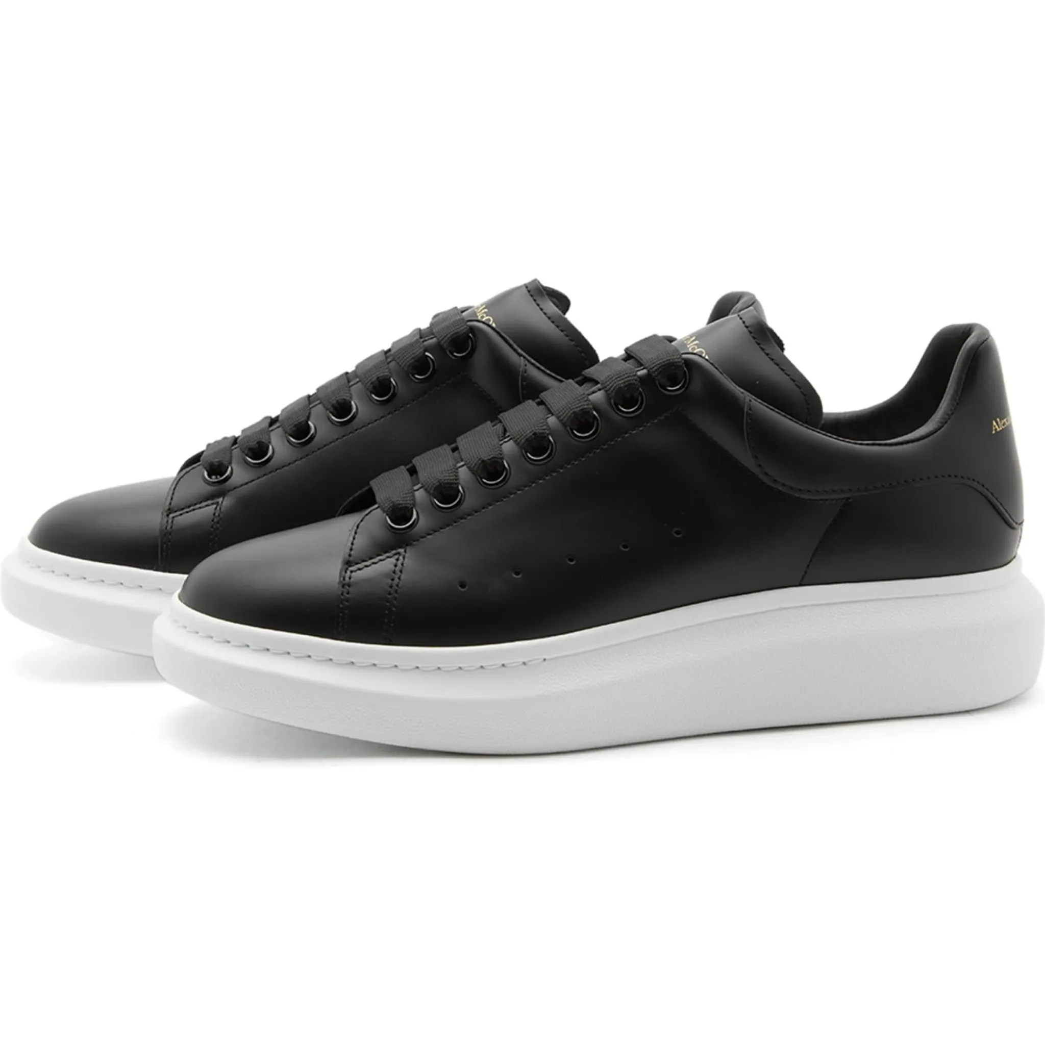 Alexander Mcqueen Raised Sole Black Sneaker (W)< Black Trainers|Designer Trainers