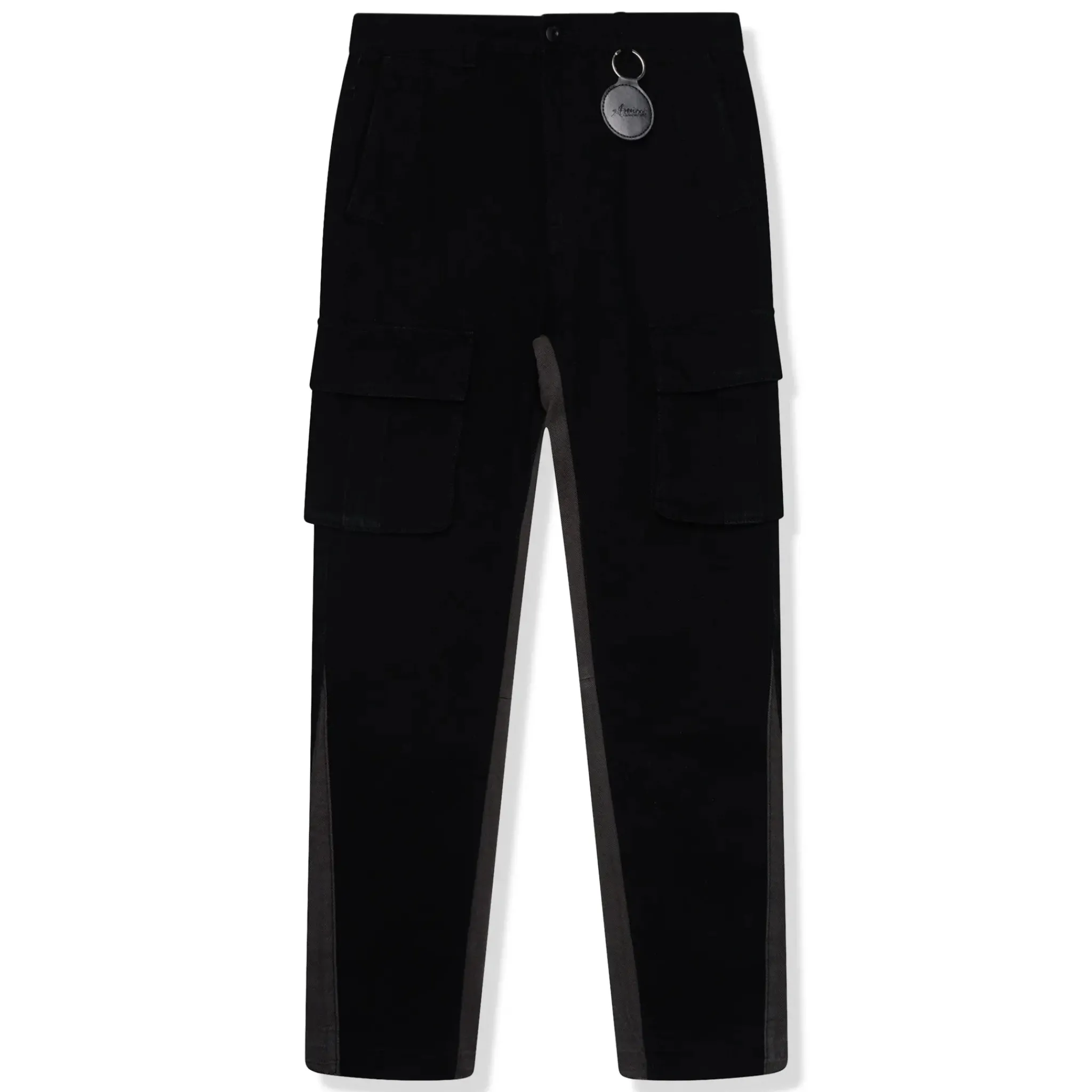 Amicci Renzo Flare Cargo Pants Black< Cargo Pants|Bottoms