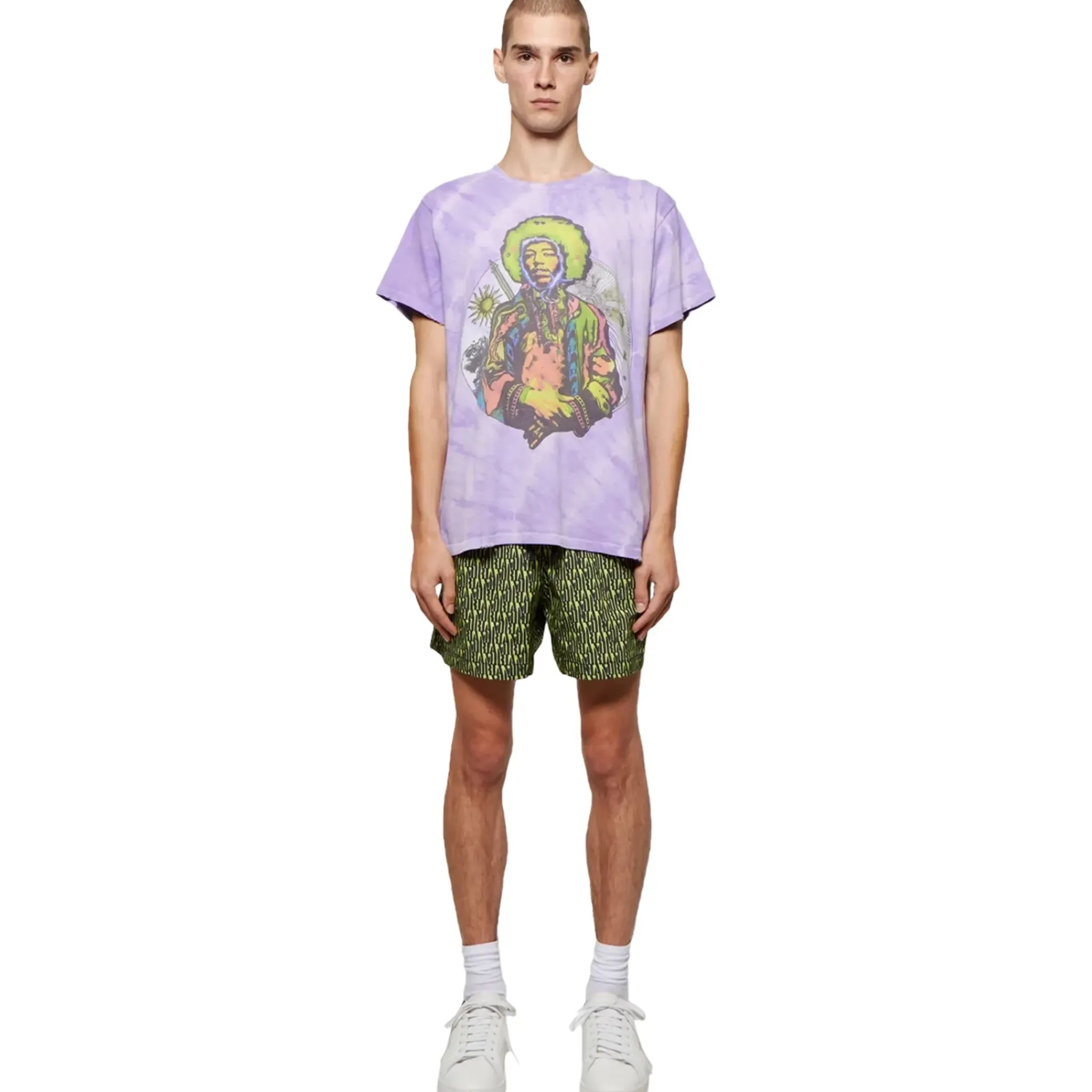 Amiri All Over Green Swim Shorts< Swimwear|Shorts