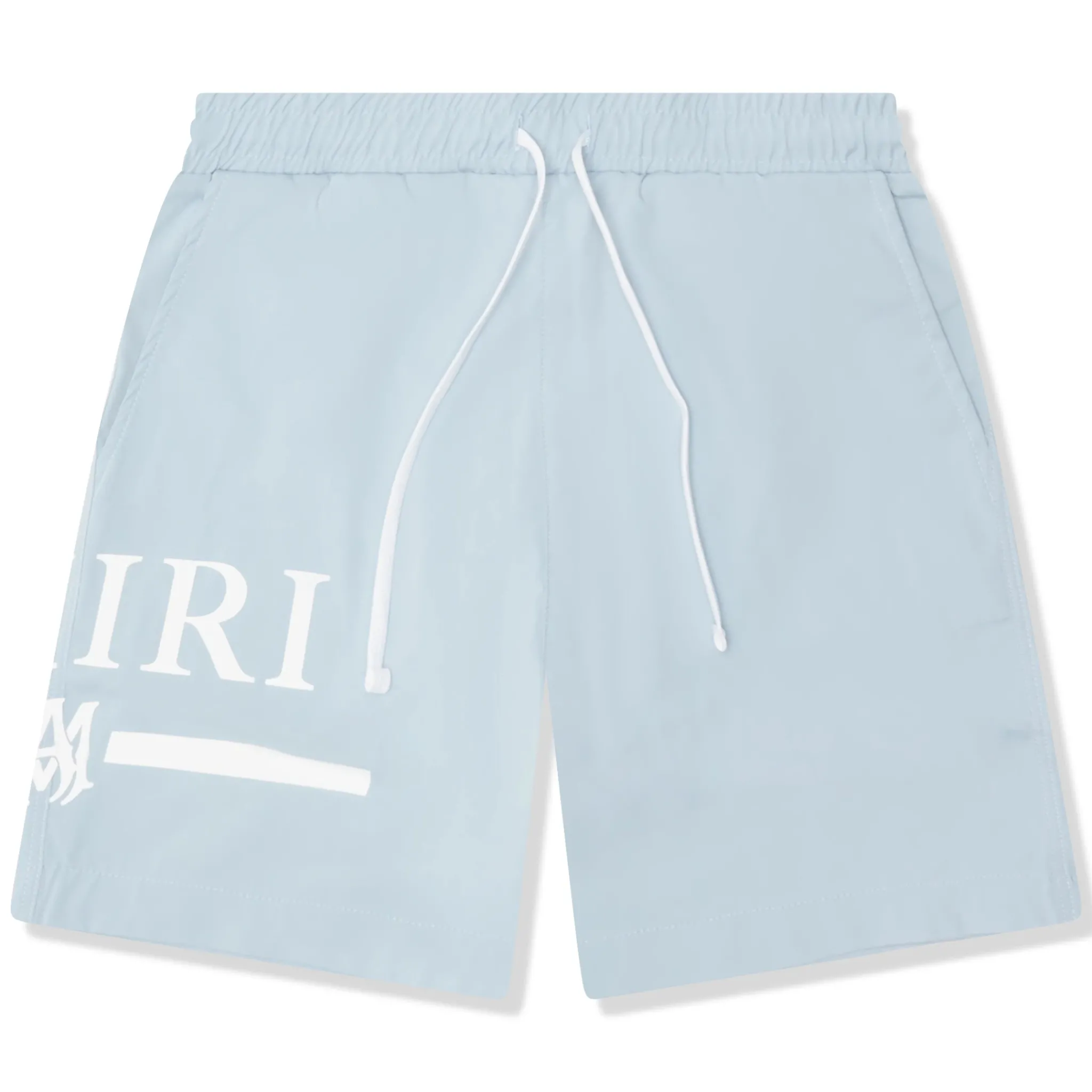 Amiri Kids MA Bar Dusty Blue Swim Trunks< Shorts
