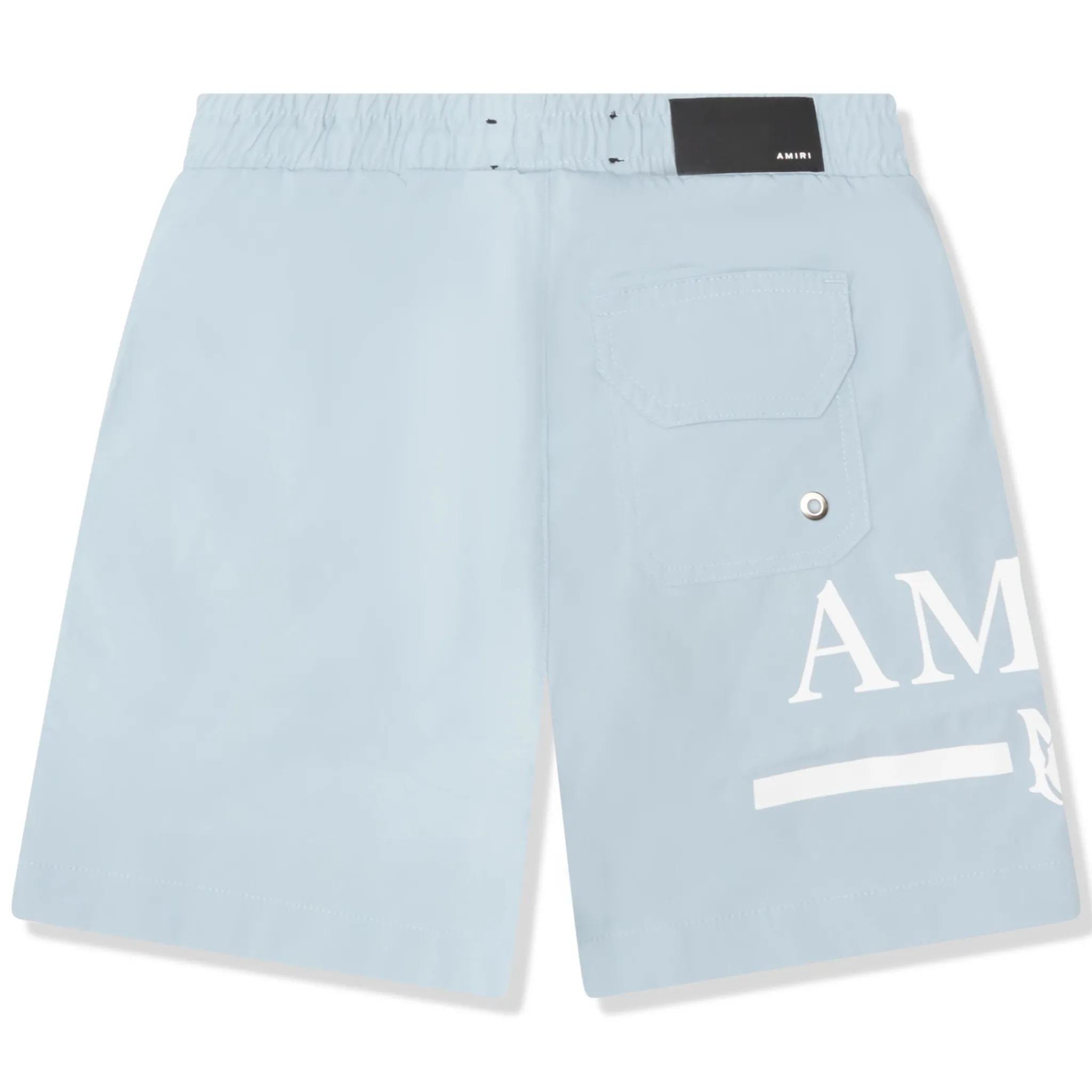 Amiri Kids MA Bar Dusty Blue Swim Trunks< Shorts