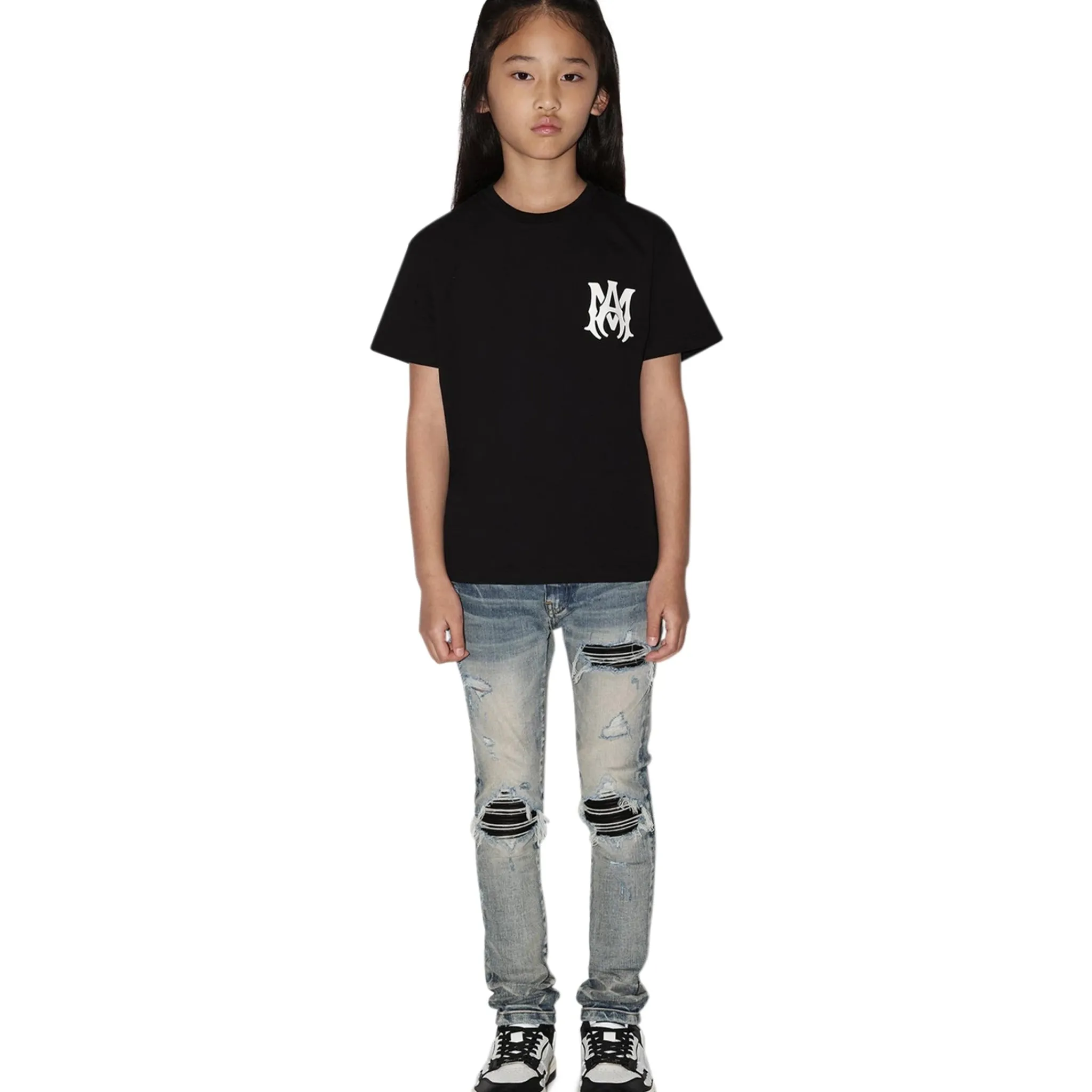 Amiri Kids MA Black T Shirt< T-shirts