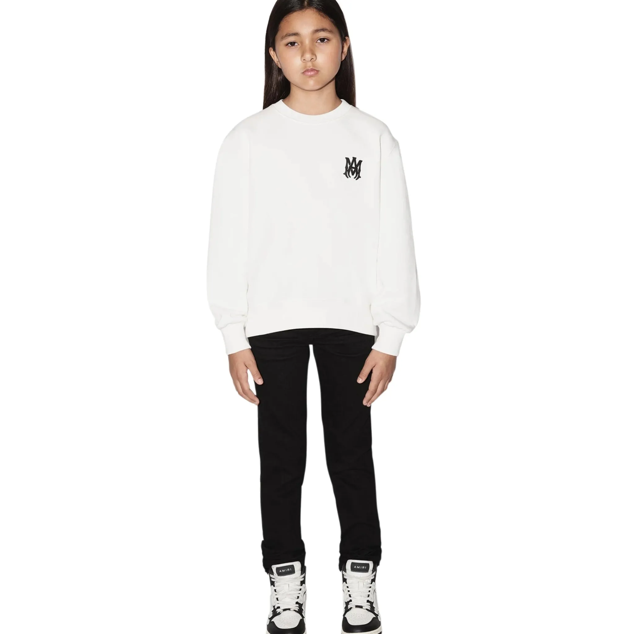 Amiri Kids MA White Sweatshirt< Sweatshirts & Hoodies