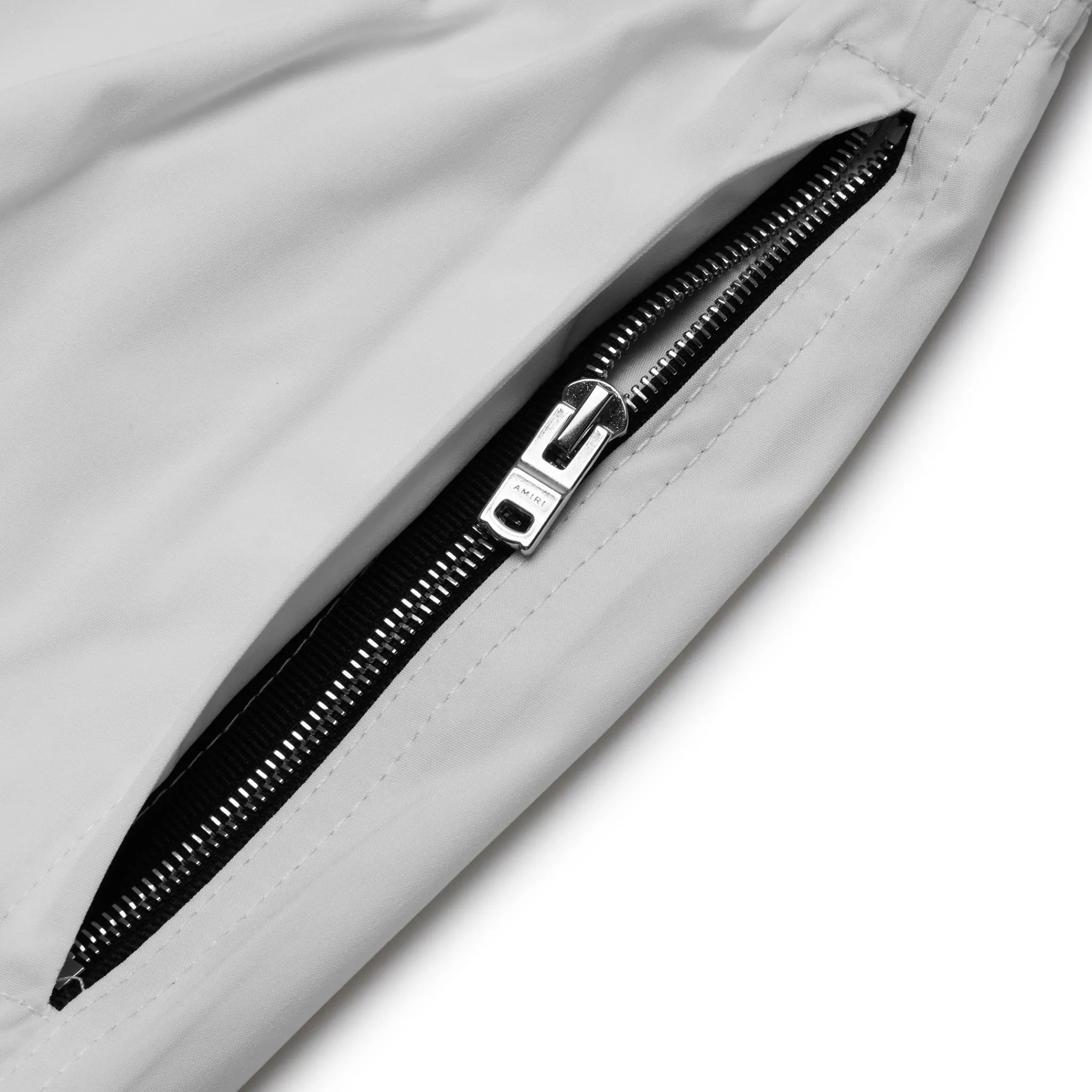 Amiri Ma Bar Logo Swim Shorts White< Swimwear|Shorts