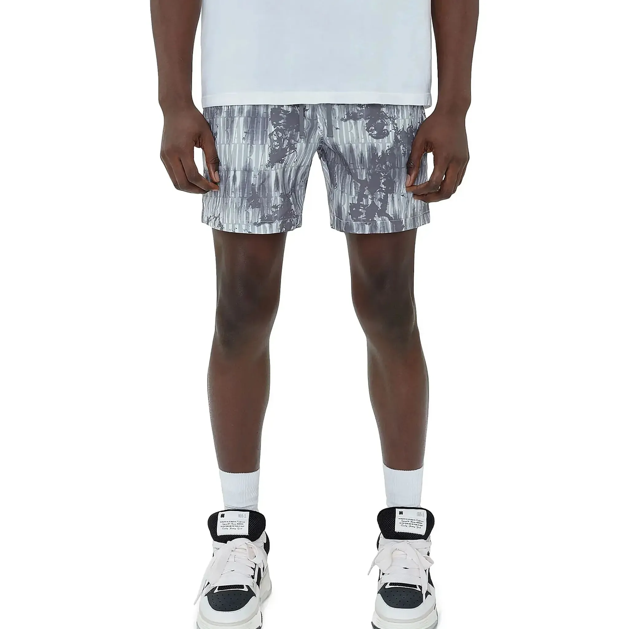 Amiri Tie Dye Grey Swim Shorts< Swimwear|Shorts