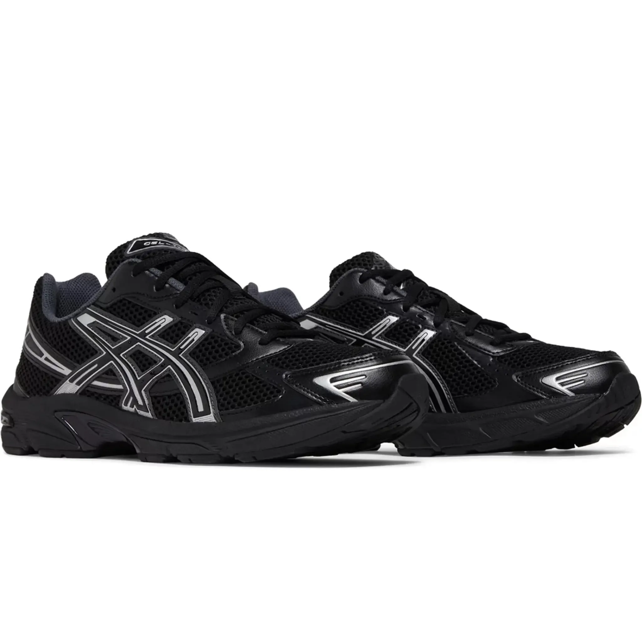 ASICS Gel-1130 Black Pure Silver< Black Trainers|Trainers