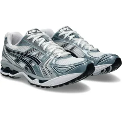 ASICS Gel-Kayano 14 White Fjord Grey< Trainers