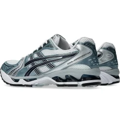 ASICS Gel-Kayano 14 White Fjord Grey< Trainers