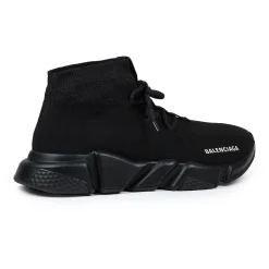 Balenciaga Speed Knit Lace Sock Triple Black< Black Trainers|Designer Trainers