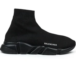 Balenciaga Speed Knit Sock Triple Black (W)< Black Trainers|Designer Trainers