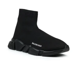 Balenciaga Speed Knit Sock Triple Black (W)< Black Trainers|Designer Trainers