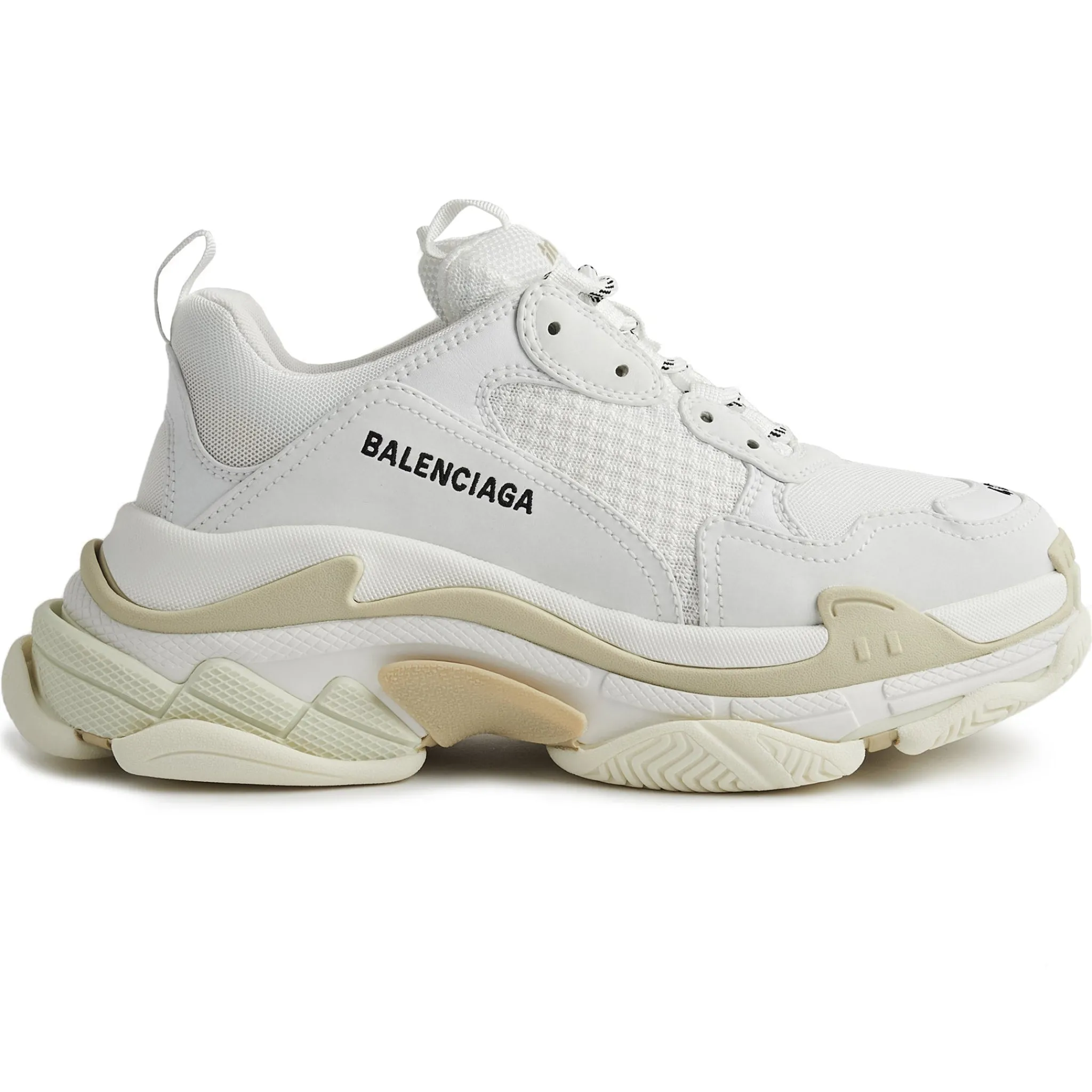 Balenciaga Triple S White Sneaker< White Trainers|Designer Trainers