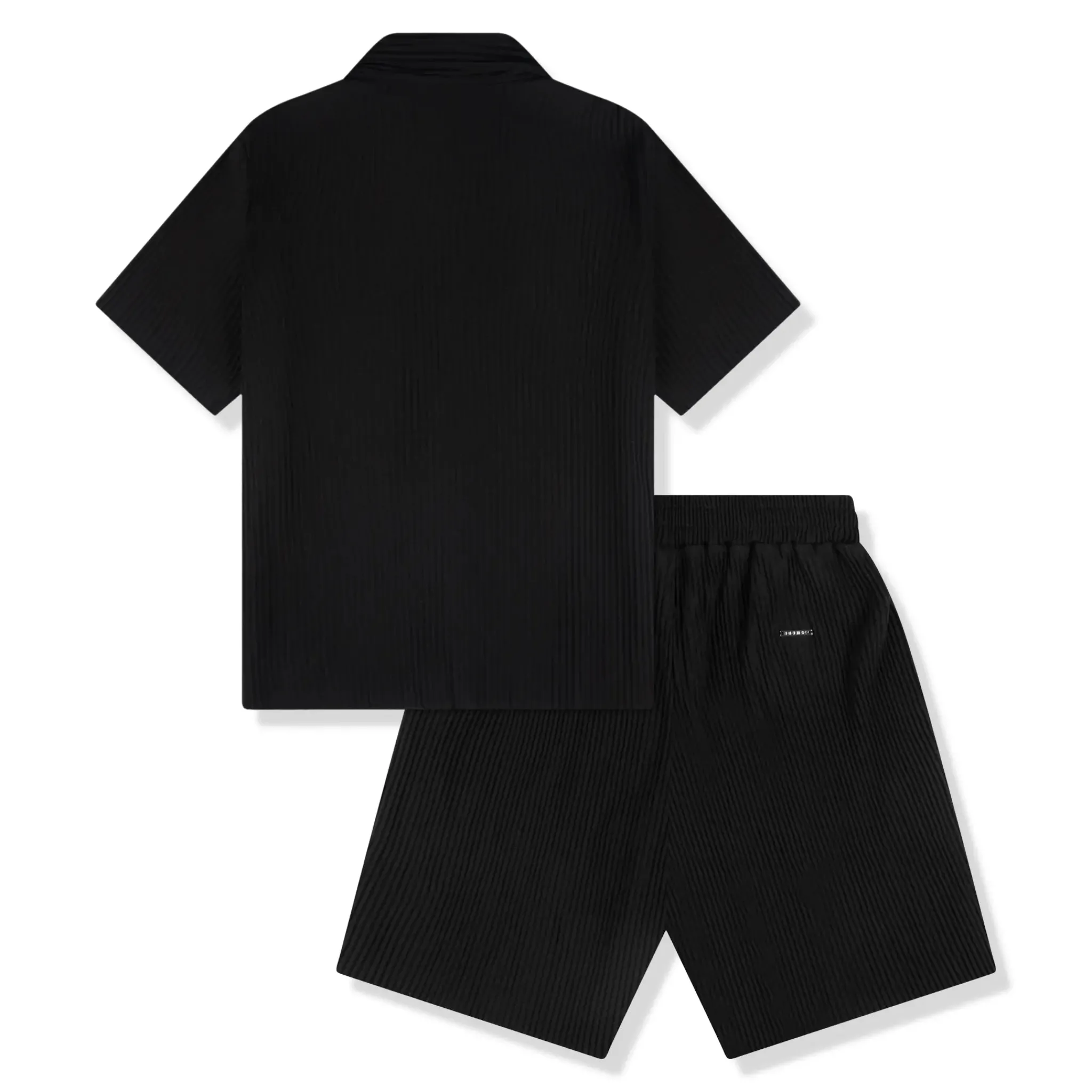 Belier Pleated Black Resort Shirt & Shorts< Shorts|Shirts