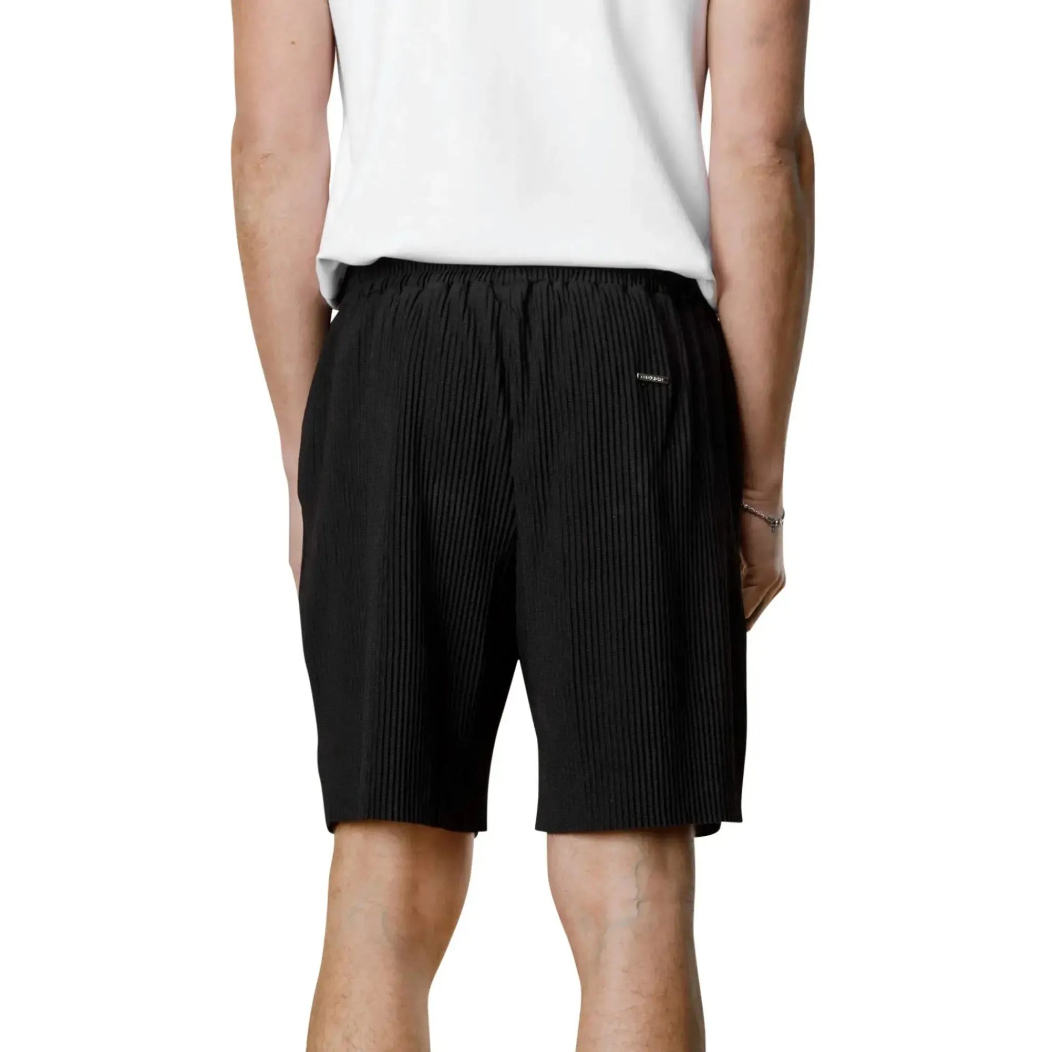 Belier Pleated Black Resort Shirt & Shorts< Shorts|Shirts