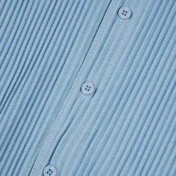 Belier Pleated Light Blue Resort Shirt & Shorts< Shorts|Shirts