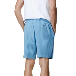 Belier Pleated Light Blue Resort Shirt & Shorts< Shorts|Shirts