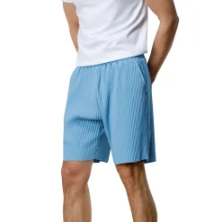 Belier Pleated Light Blue Shorts< Shorts