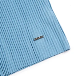 Belier Pleated Short Sleeve Light Blue Resort Shirt< Shirts