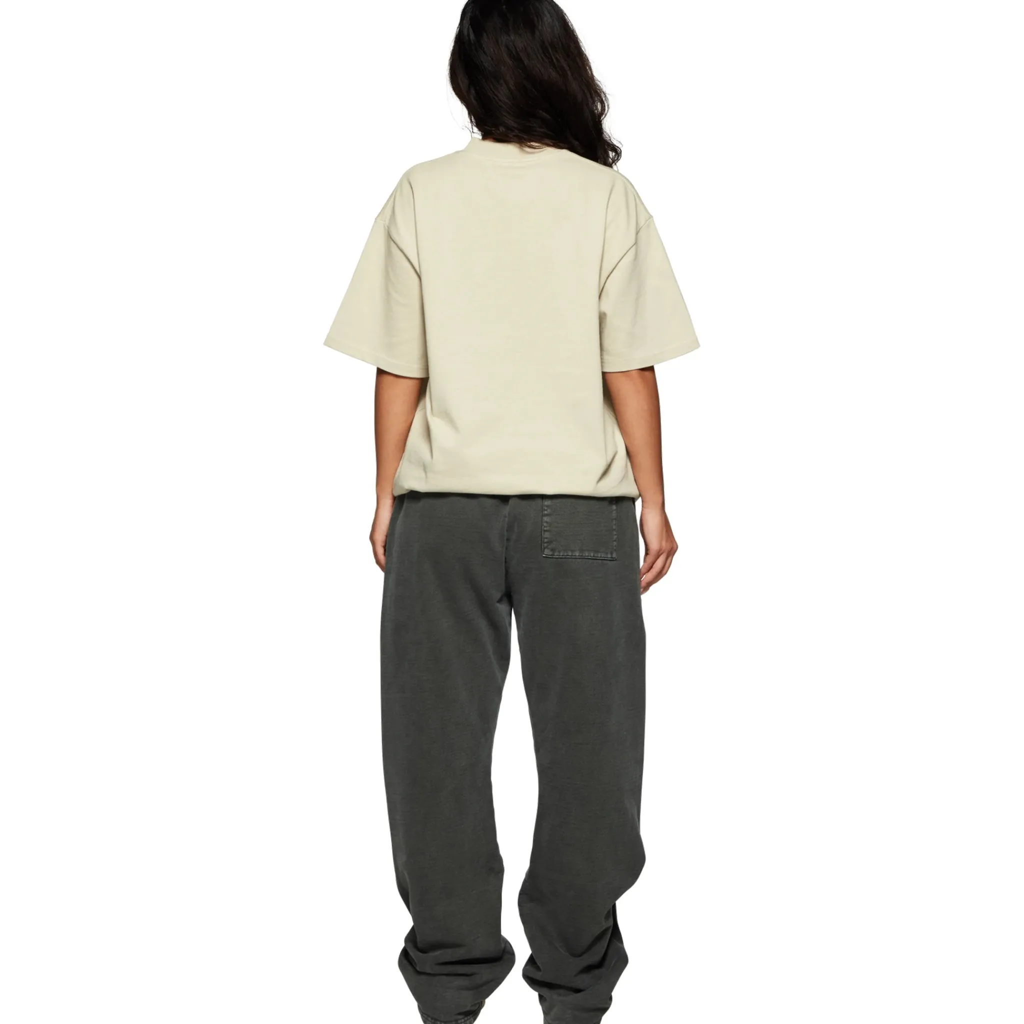 Broken Planet Market Broken Planet Basics Straight Leg Washed Soot Black Sweatpants< Bottoms|Sweatpants