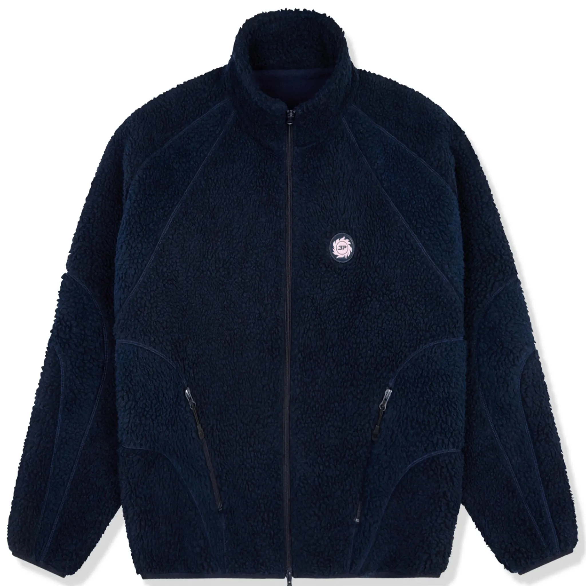 Broken Planet Market Broken Planet Dark Blue Polar Fleece< Coats & Jackets