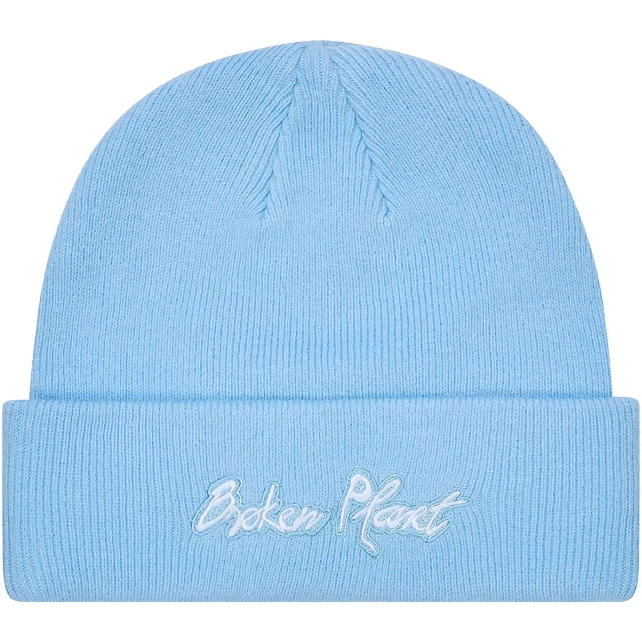 Broken Planet Market Broken Planet Fold Over Light Blue Beanie< Hats & Caps
