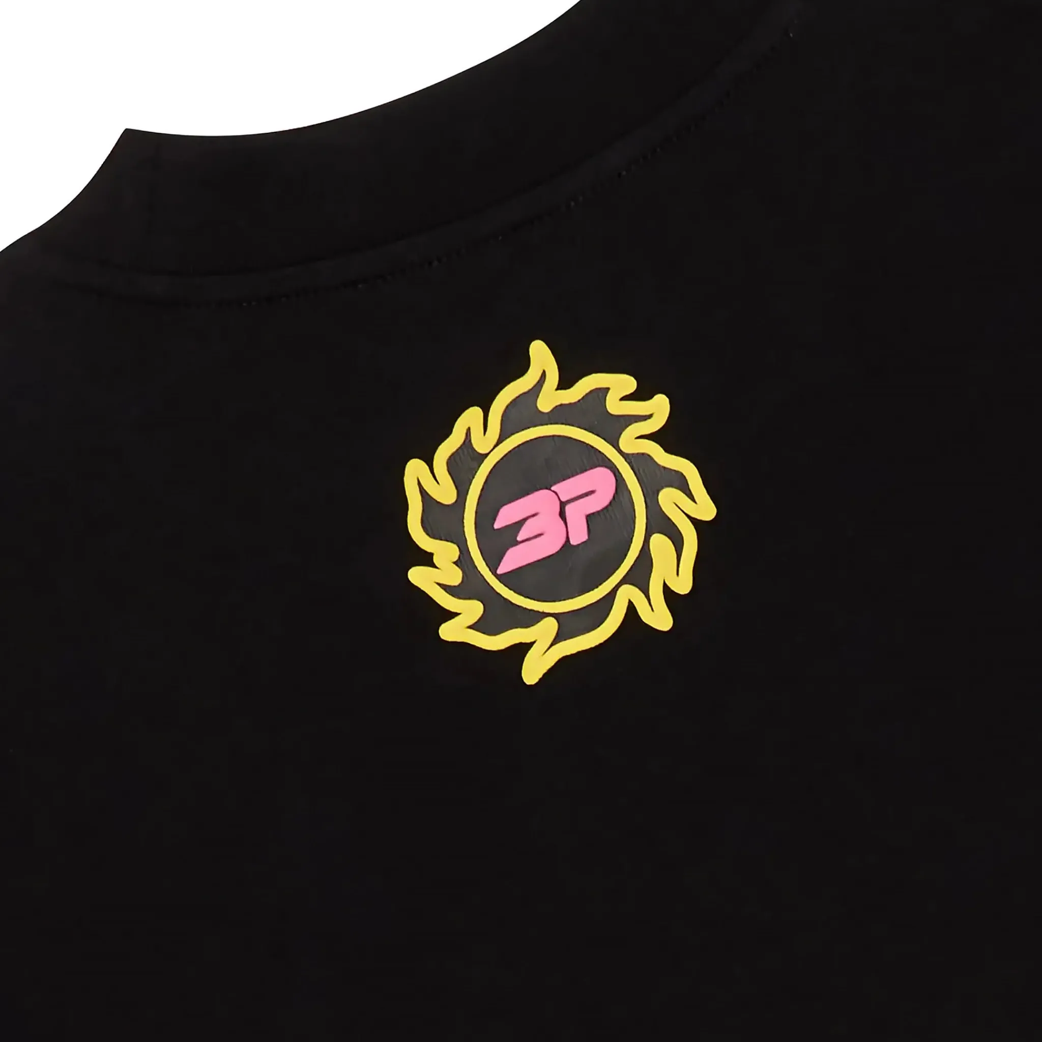 Broken Planet Market Broken Planet Grid Midnight Black T Shirt< T-shirts