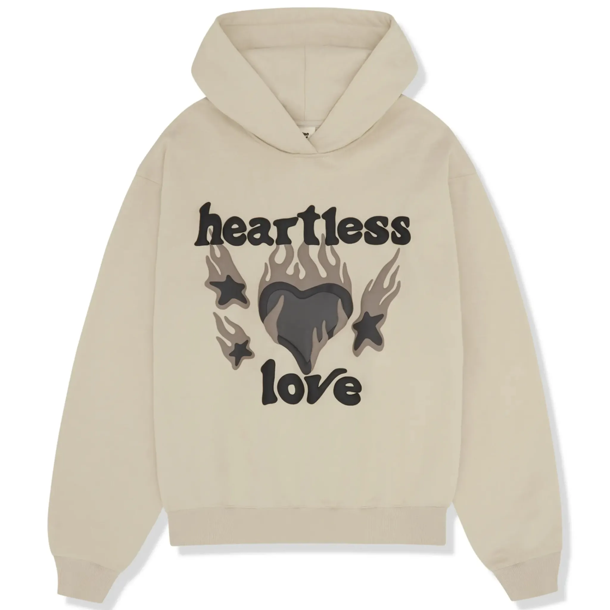 Broken Planet Market Broken Planet Heartless Love Bone White Hoodie< Sweatshirts & Hoodies