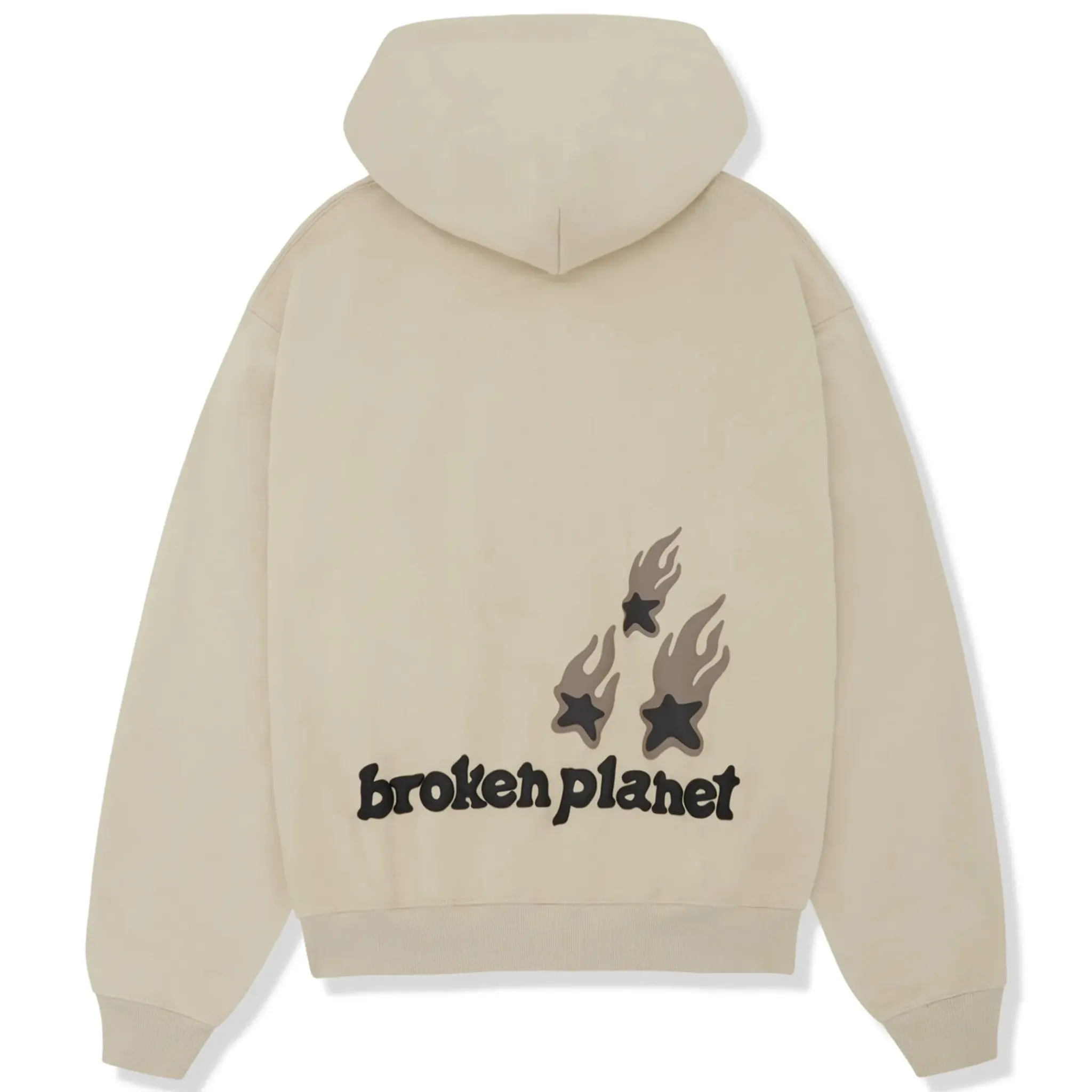 Broken Planet Market Broken Planet Heartless Love Bone White Hoodie< Sweatshirts & Hoodies