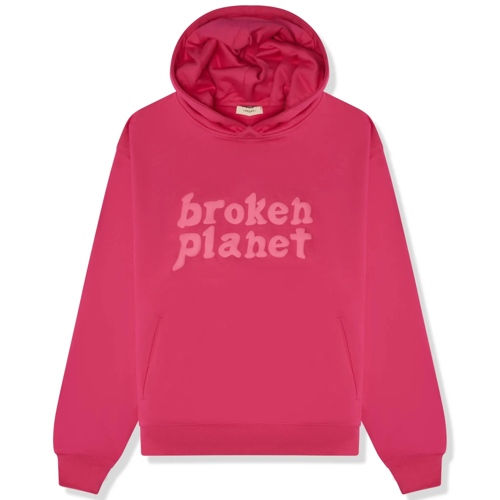 Broken Planet Market Broken Planet Monochrome Fuchsia Pink Hoodie< Sweatshirts & Hoodies