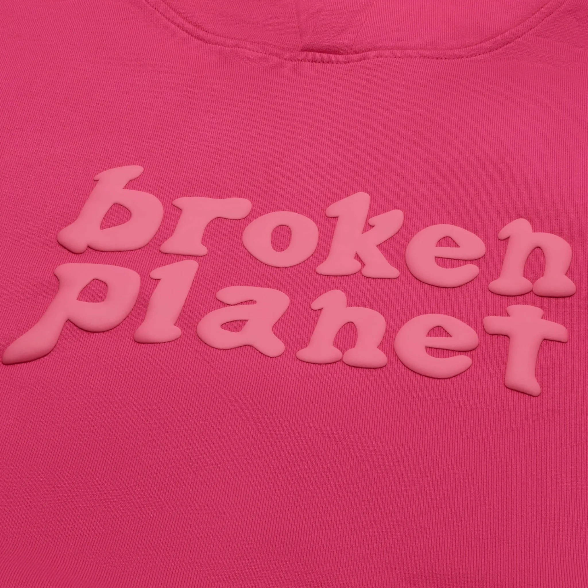 Broken Planet Market Broken Planet Monochrome Fuchsia Pink Hoodie< Sweatshirts & Hoodies