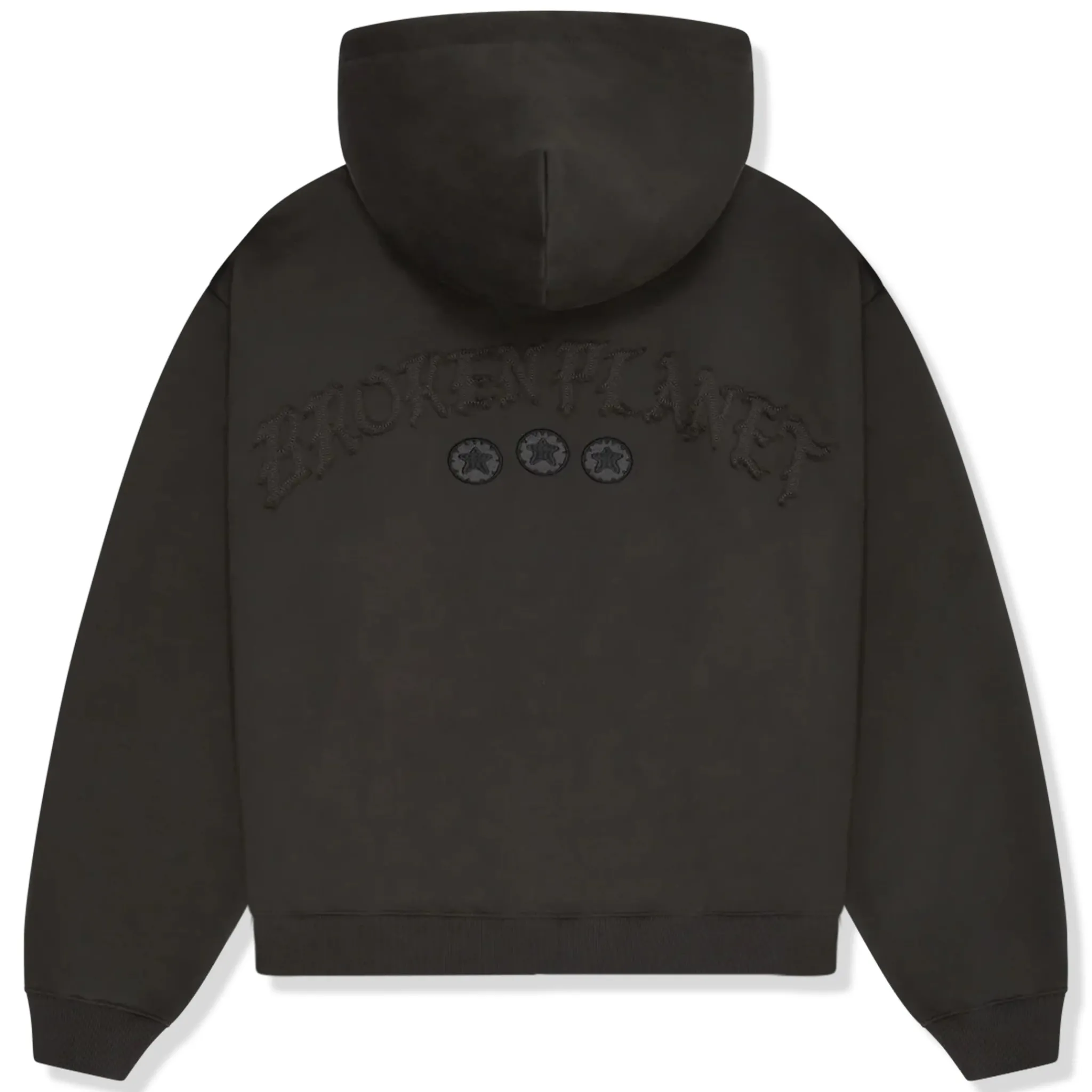 Broken Planet Market Broken Planet More Darkness Soot Black Hoodie< Sweatshirts & Hoodies